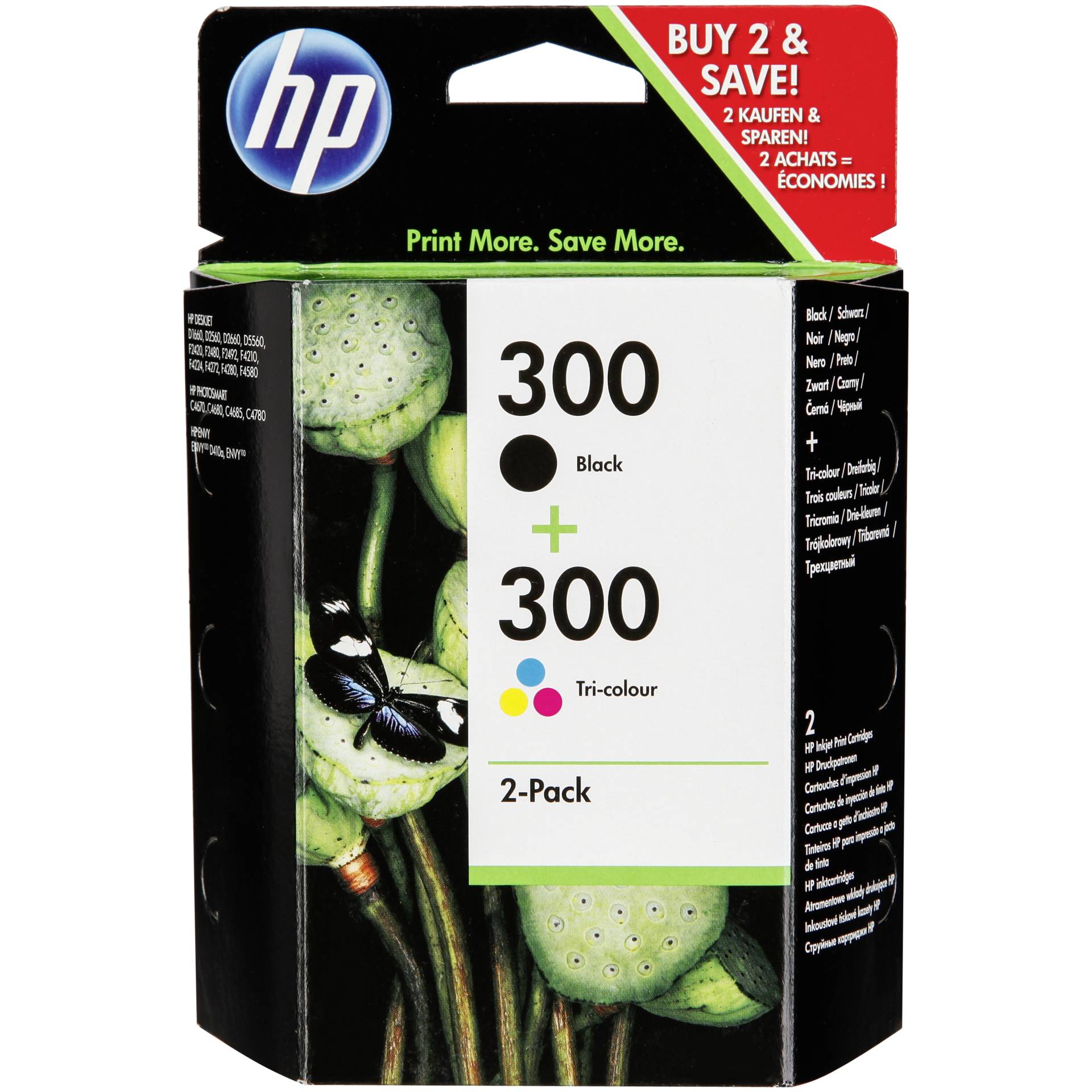 HP CN 637 EE Multi confezione nero/color No. 300