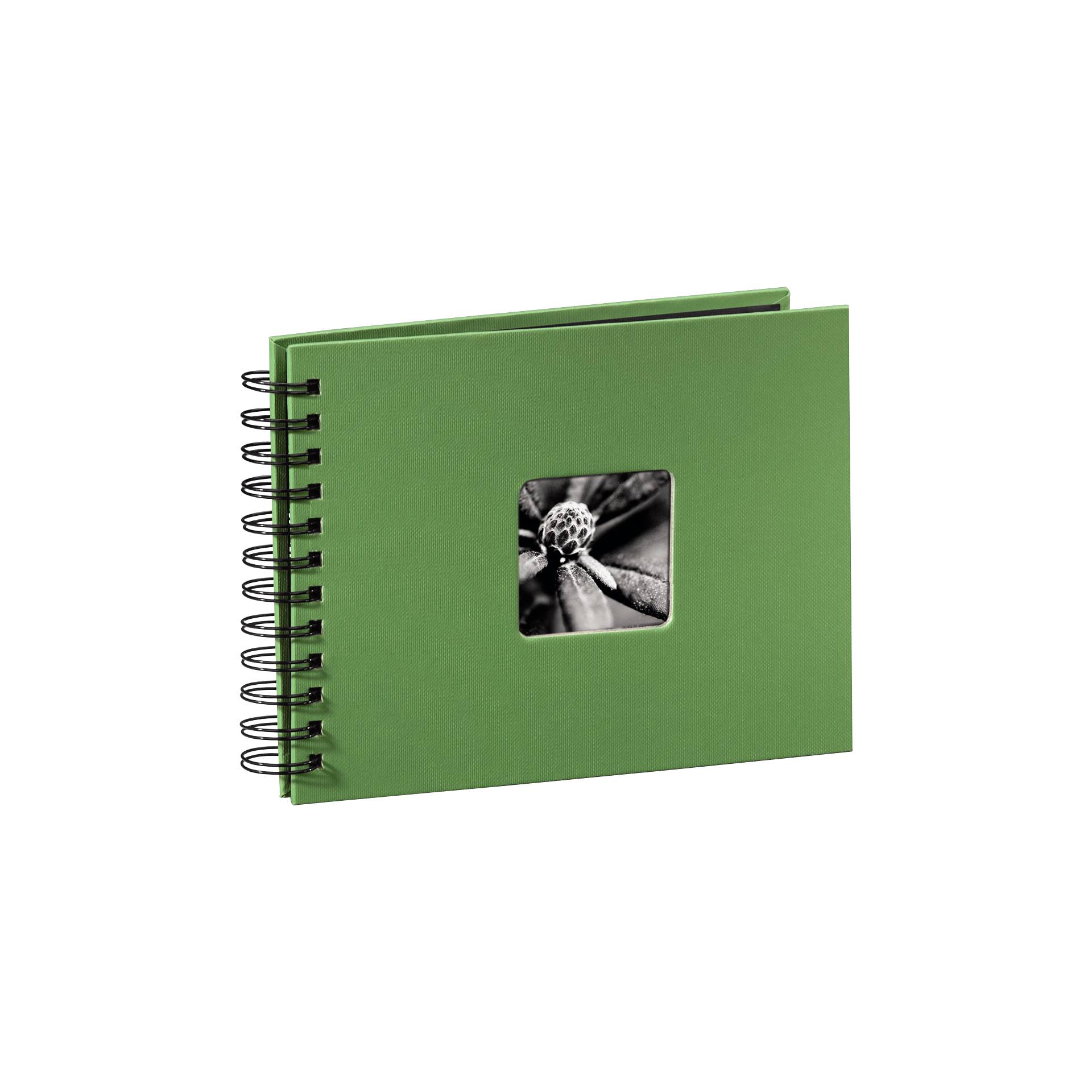 Hama  Fine Art  Spirale verde 24x17 50 pagine nere 94880