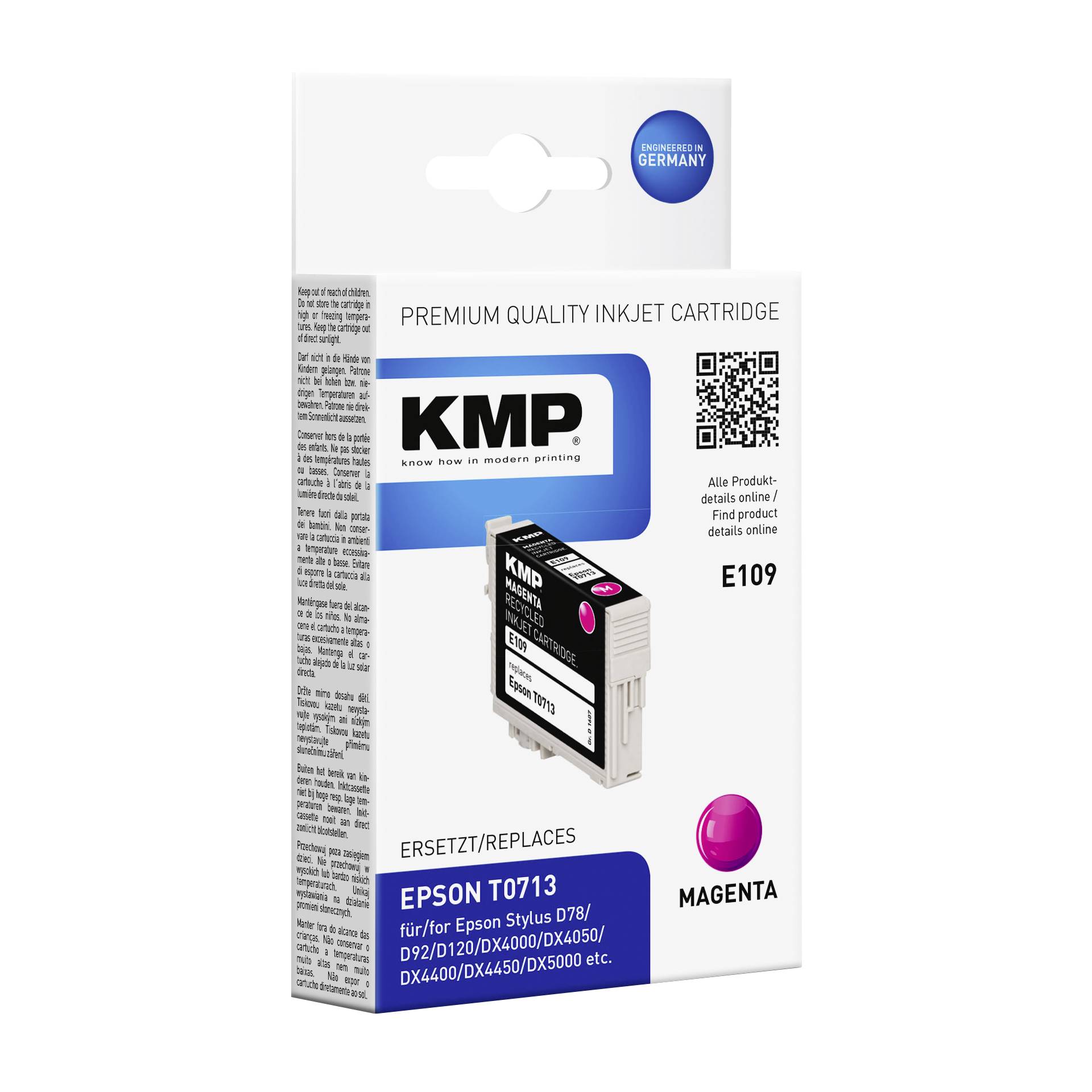 KMP E109 cartuccia magenta compatibile con Epson T 071