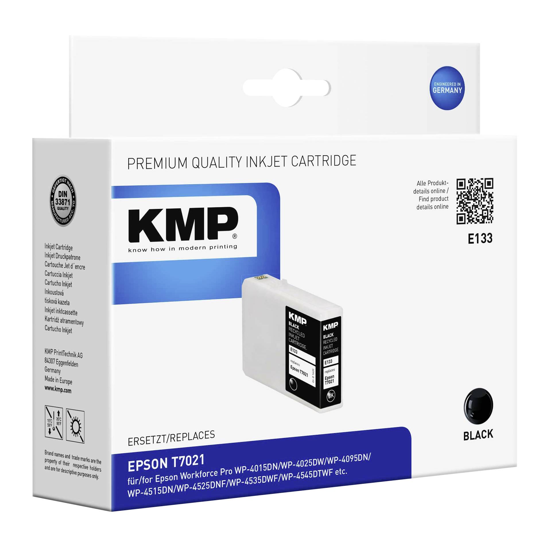 KMP E133 cartuccia nero compatibile con Epson T7021