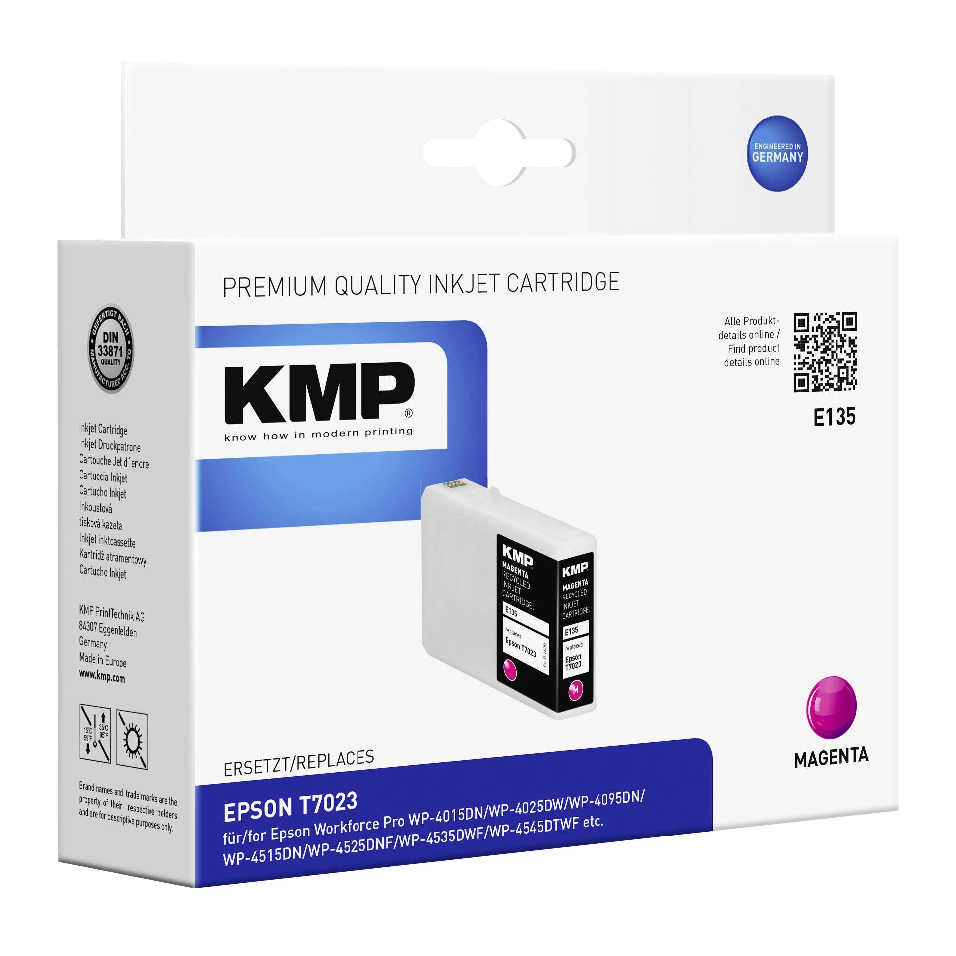 KMP E135 cartuccia magenta compatibile con Epson T7023