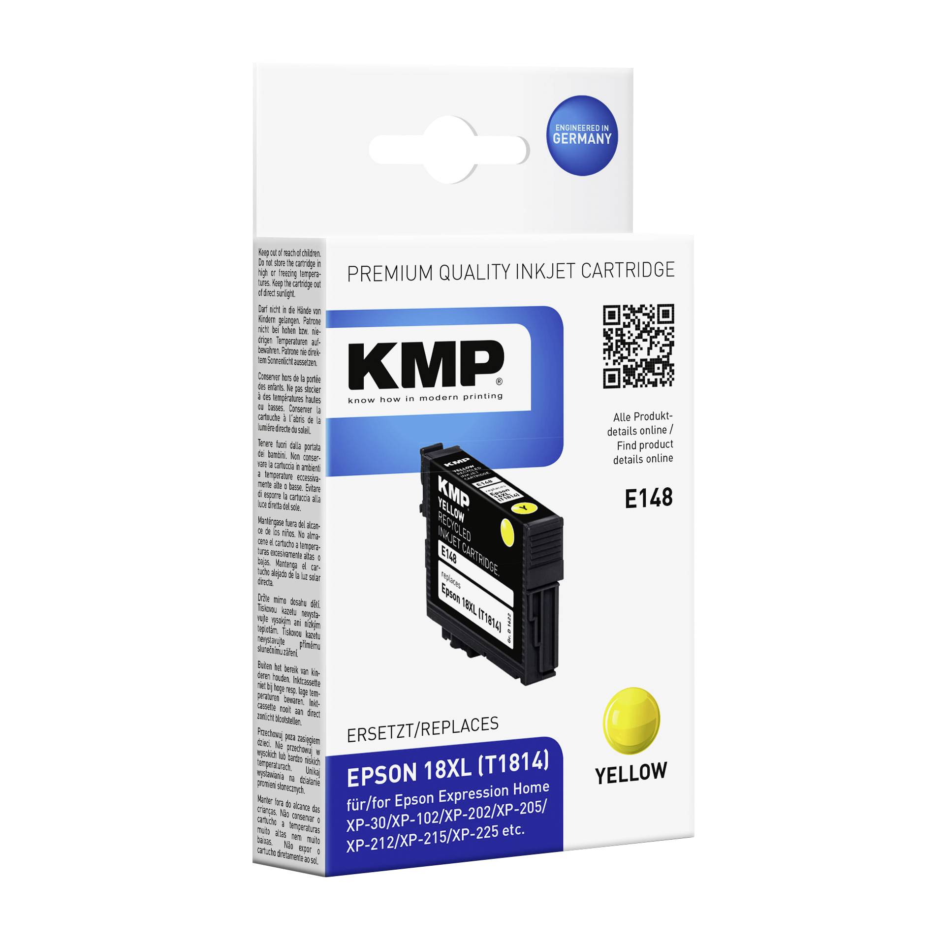 KMP E148 cartuccia giallo compatibile con Epson T1814