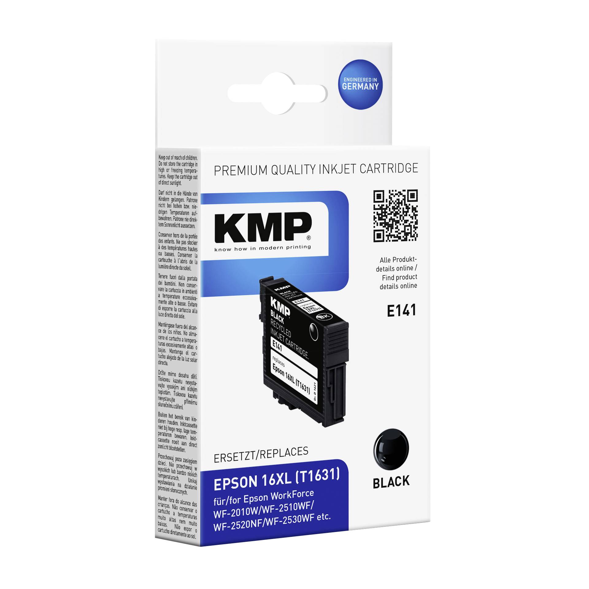 KMP E141 cartuccia nero compatibile con Epson T1631