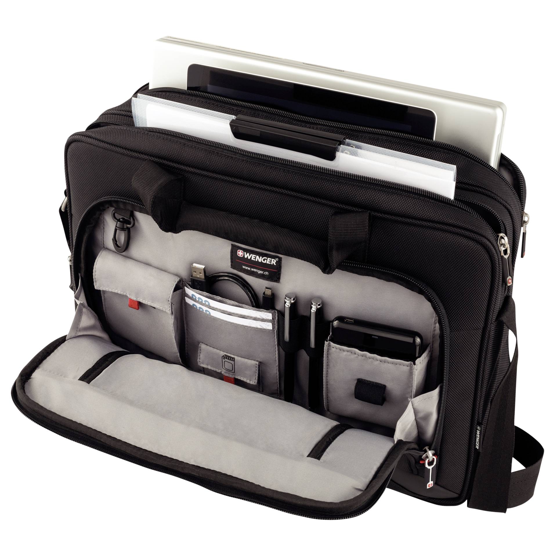 Wenger Prospectus Notebook Case 16  nero