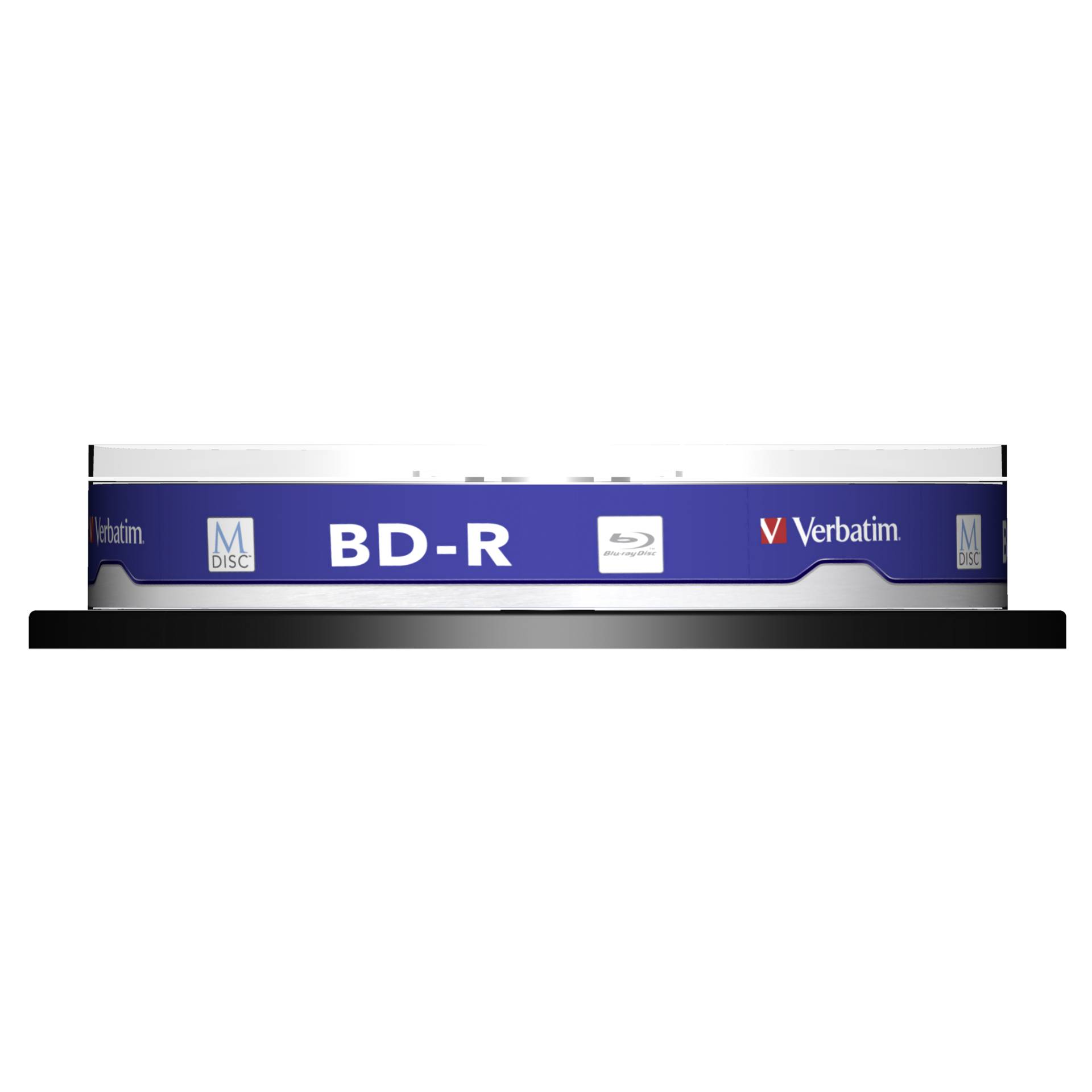 1x10 Verbatim M-Disc BD-R BluRay 25GB 4x Speed Cakebox print