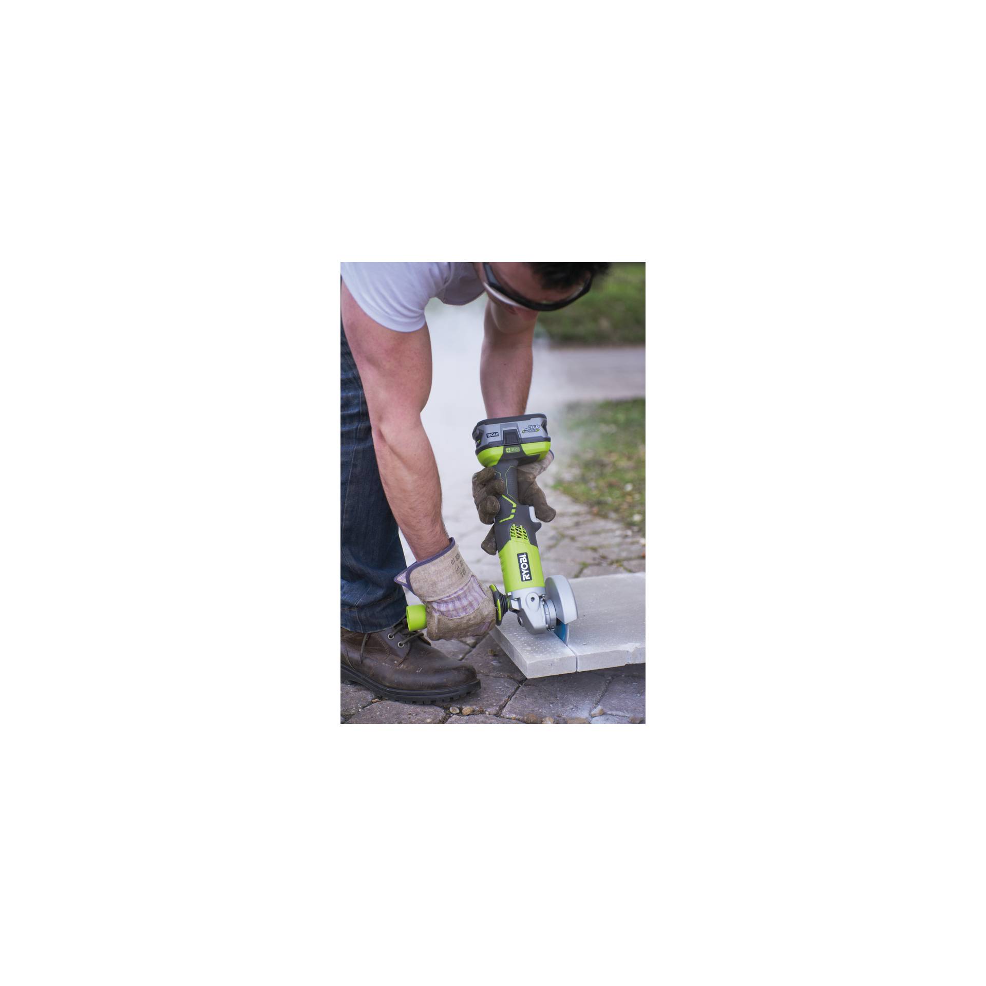 Ryobi R18AG-0 ONE+ Smerigliatrice angolare a batt.