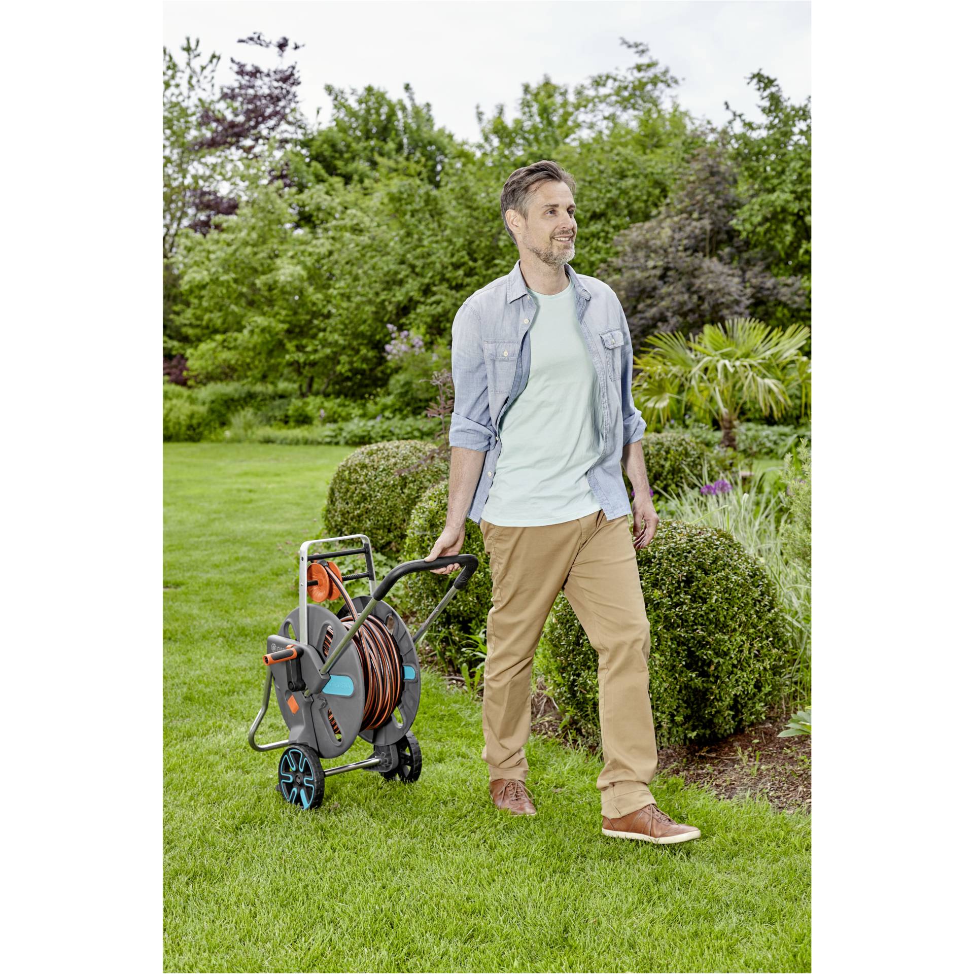 Gardena carrello avvolgitubi AquaRoll L Easy