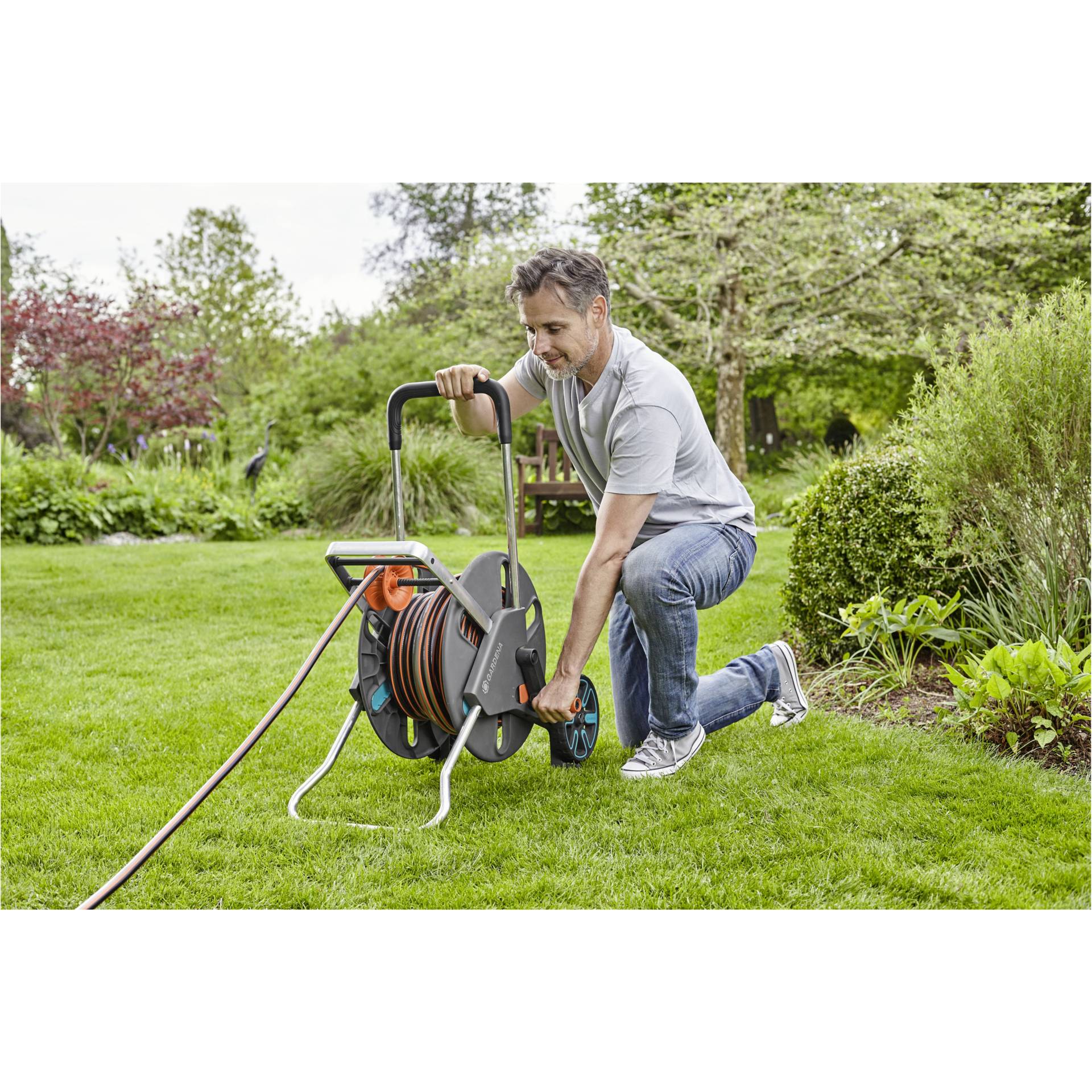 Gardena carrello avvolgitubi AquaRoll L Easy