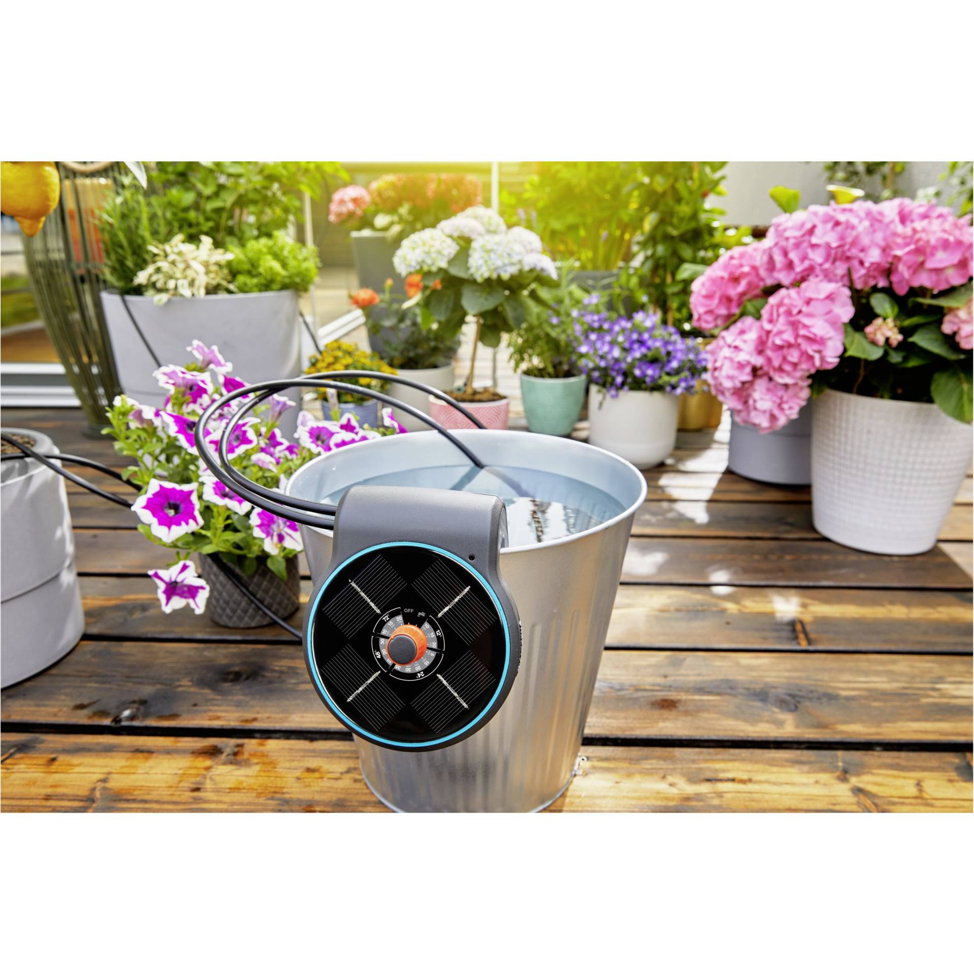 Gardena set irrigazione a energia solare aquaBloom