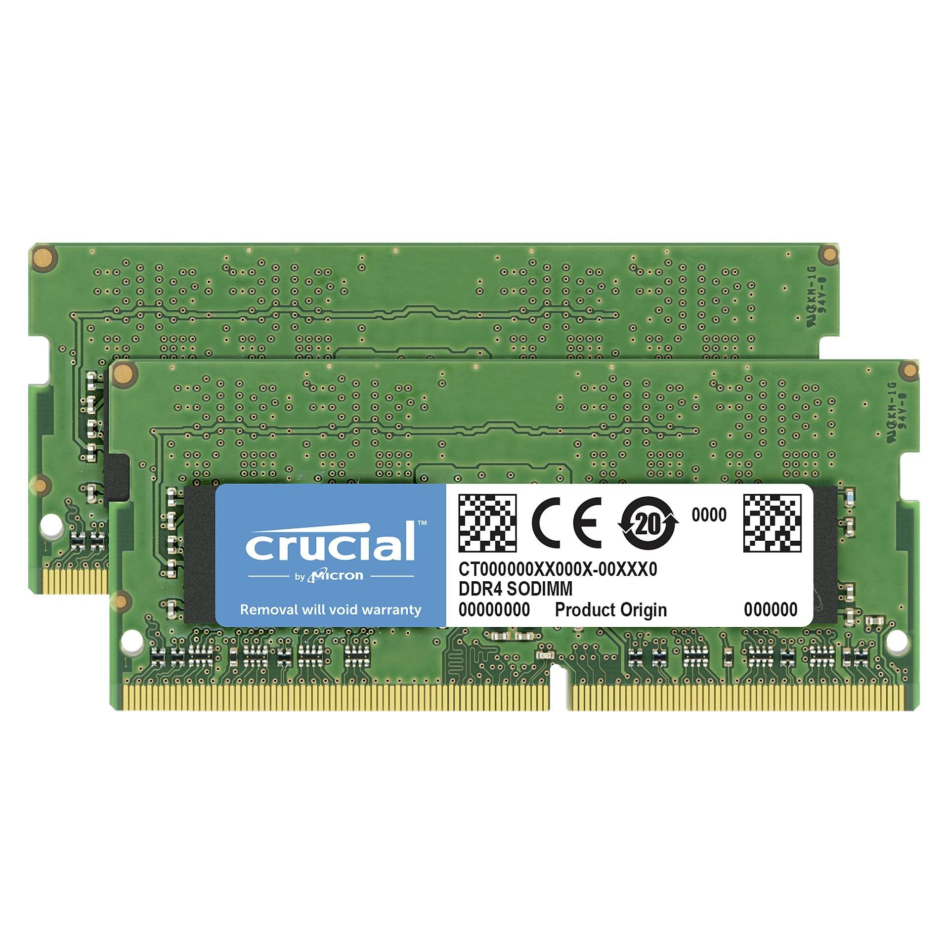 Crucial 32GB Set DDR4 3200 MT/s 16GBx2 SODIMM 260pin