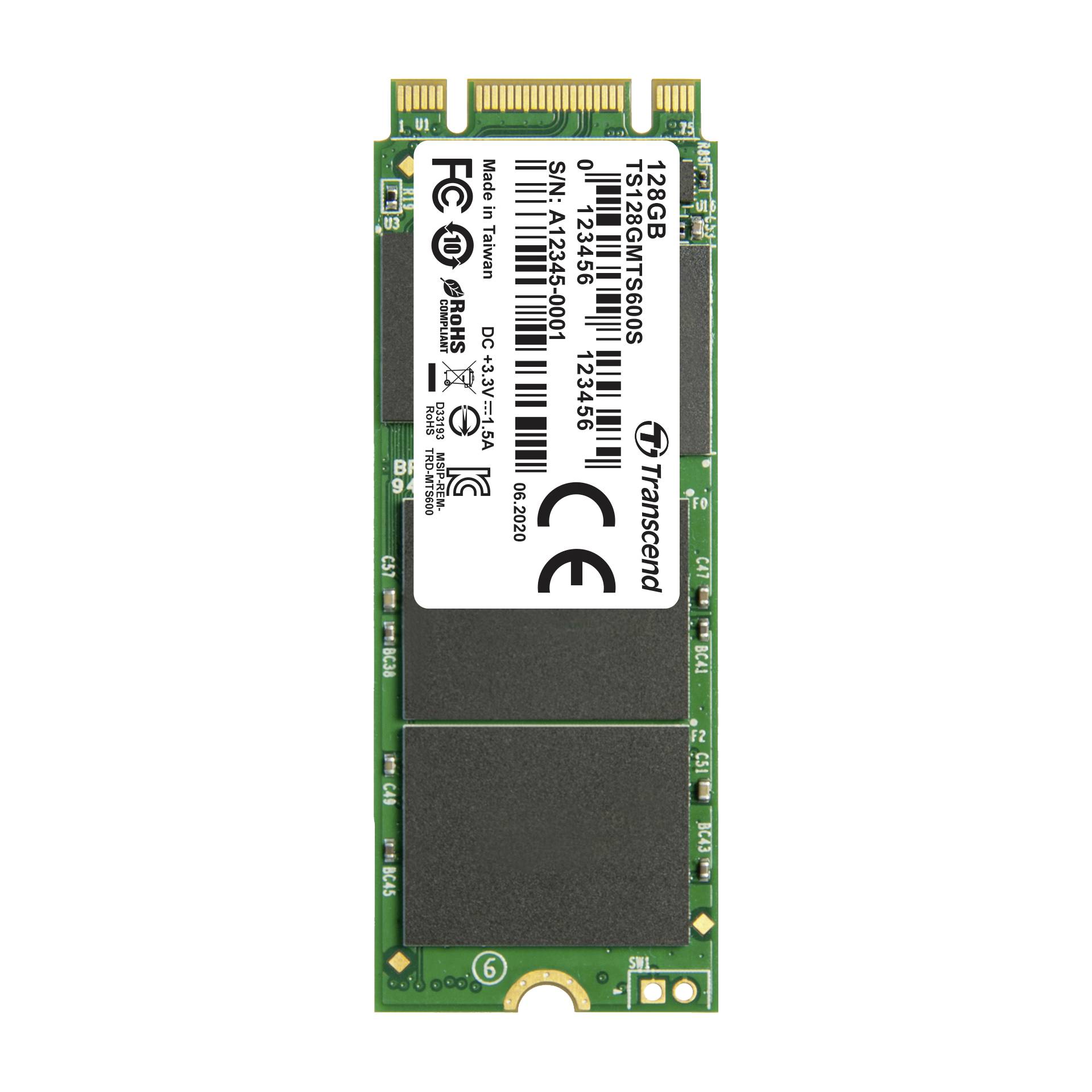 Transcend SSD MTS600S MLC  128GB M.2 SATA III