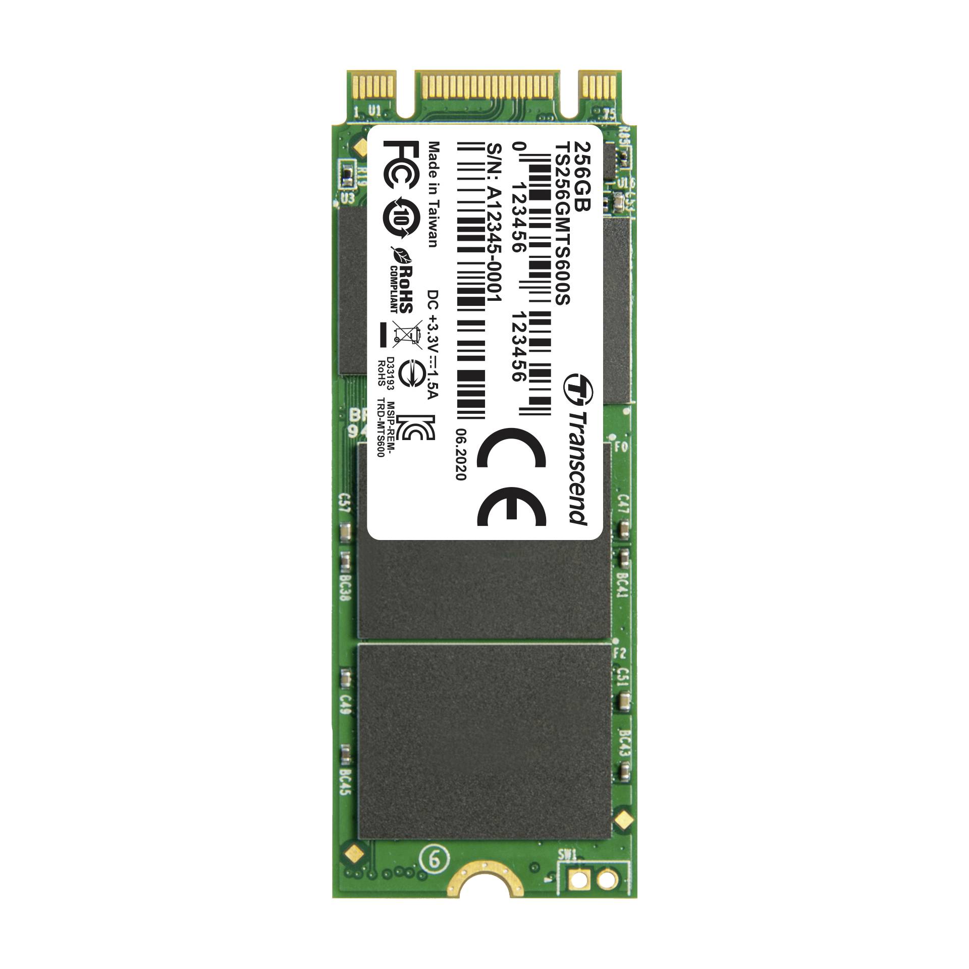 Transcend SSD MTS600S MLC  256GB M.2 SATA III