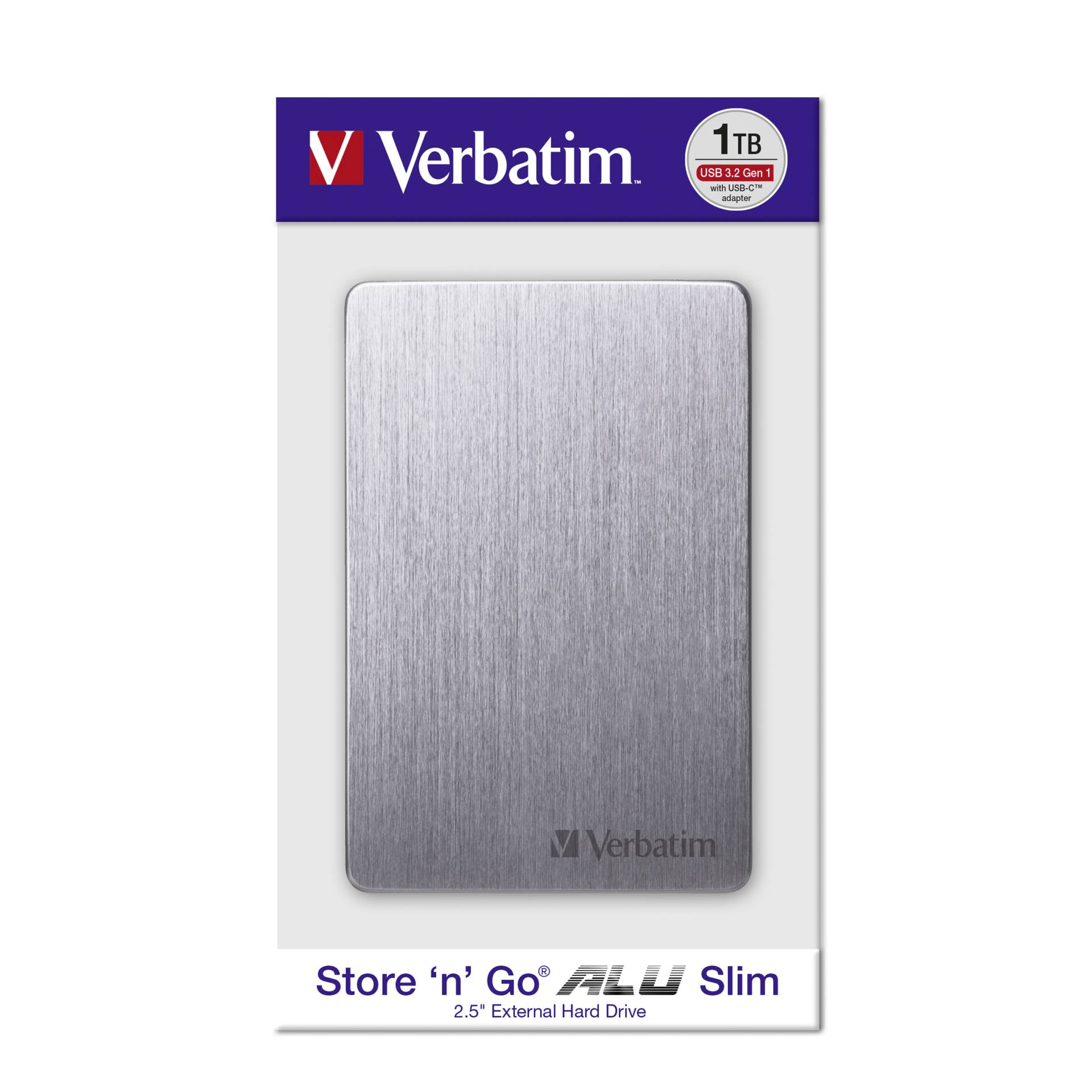 Verbatim Store n Go 2,5  ALU 1TB USB 3.2 Gen 1 Space grigio