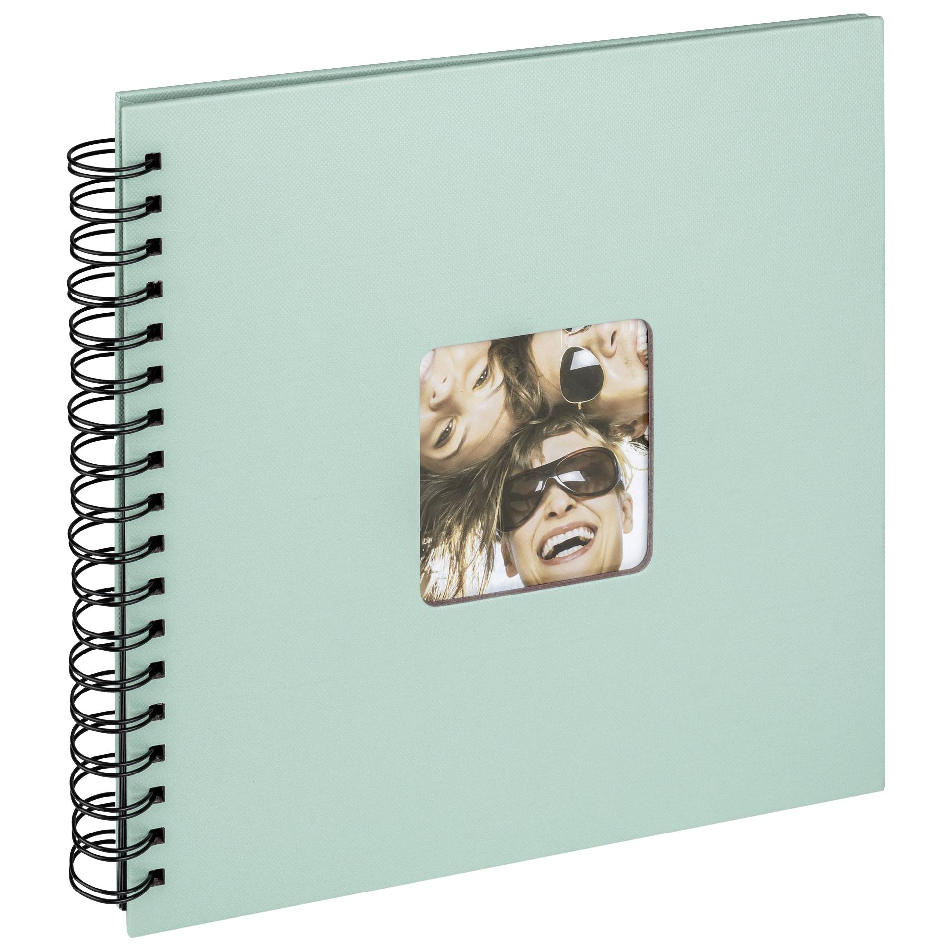 Walther Fun verde menta 26x25 40 pagine nere spirale SA108A