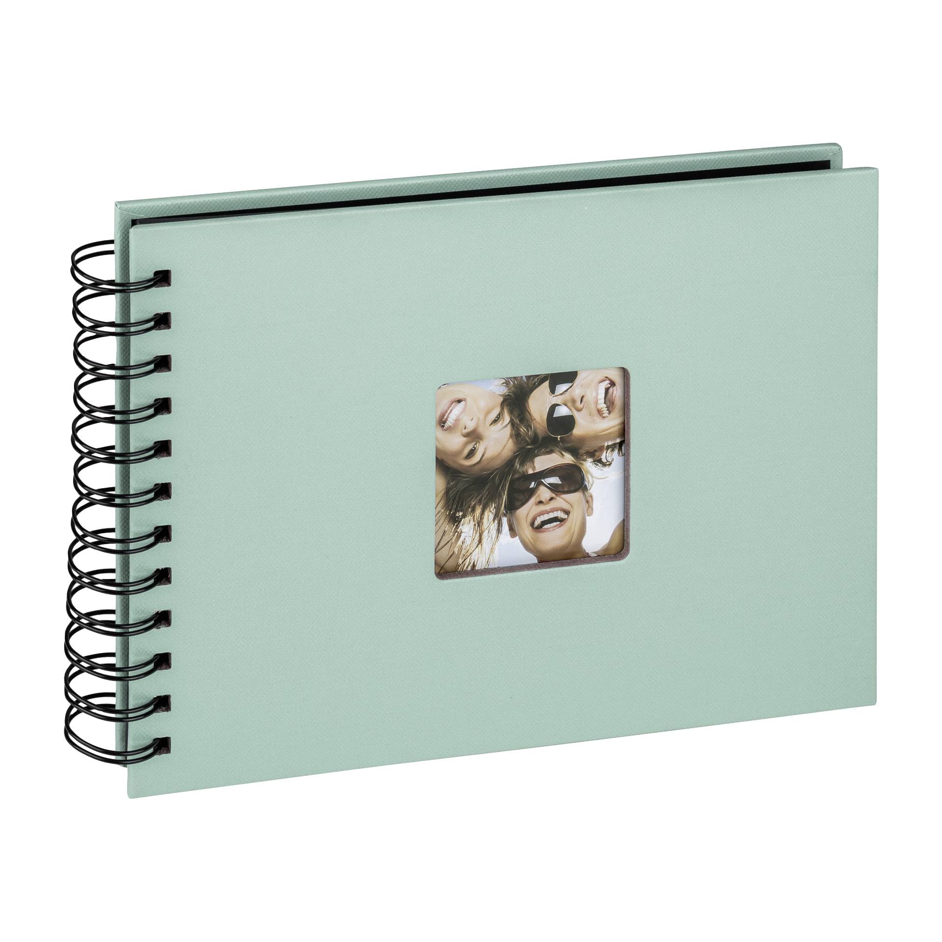 Walther Fun verde menta 23x17 40 pagine nere spirale SA109A