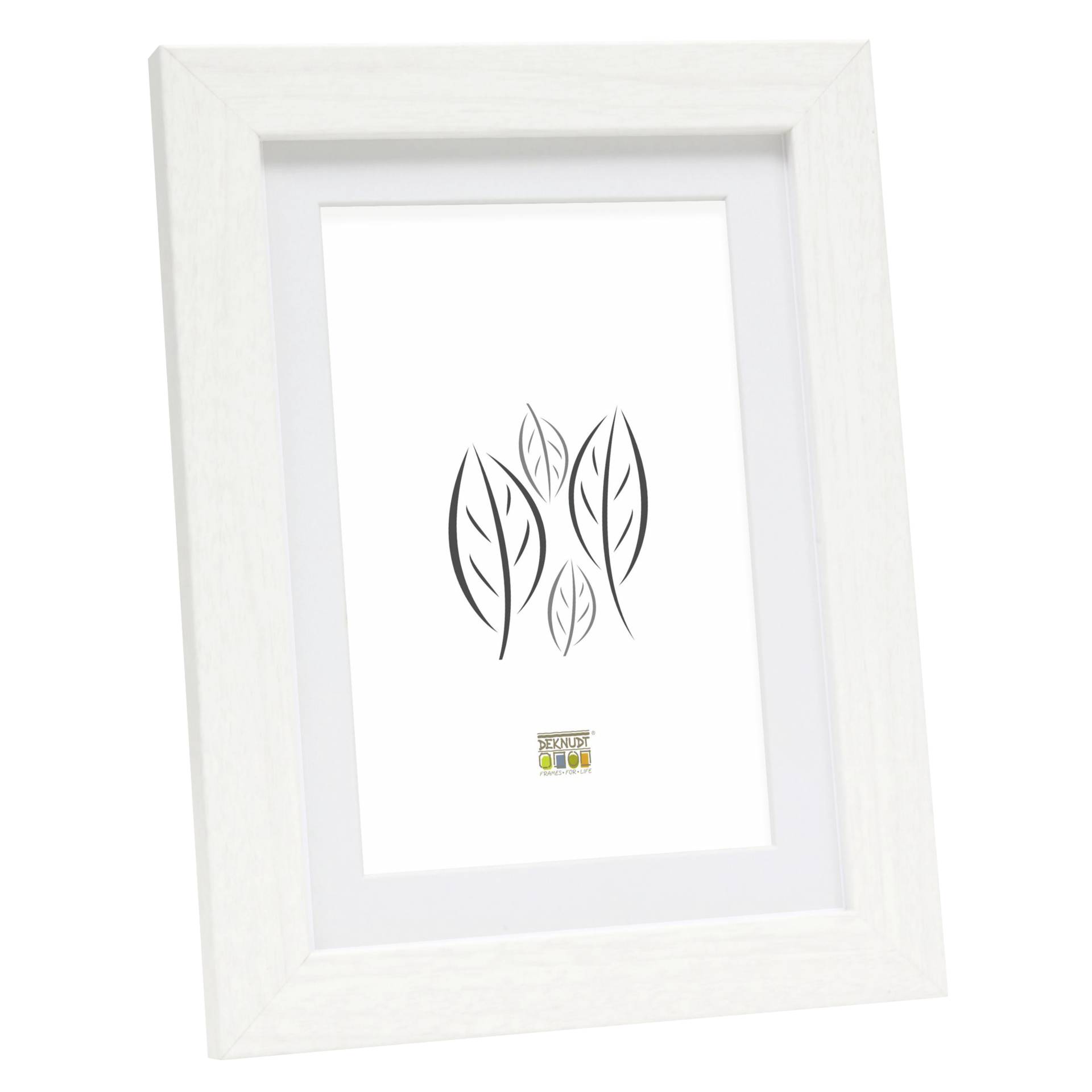Deknudt S66KF1 P1          30x45 legno, bianco con passepart