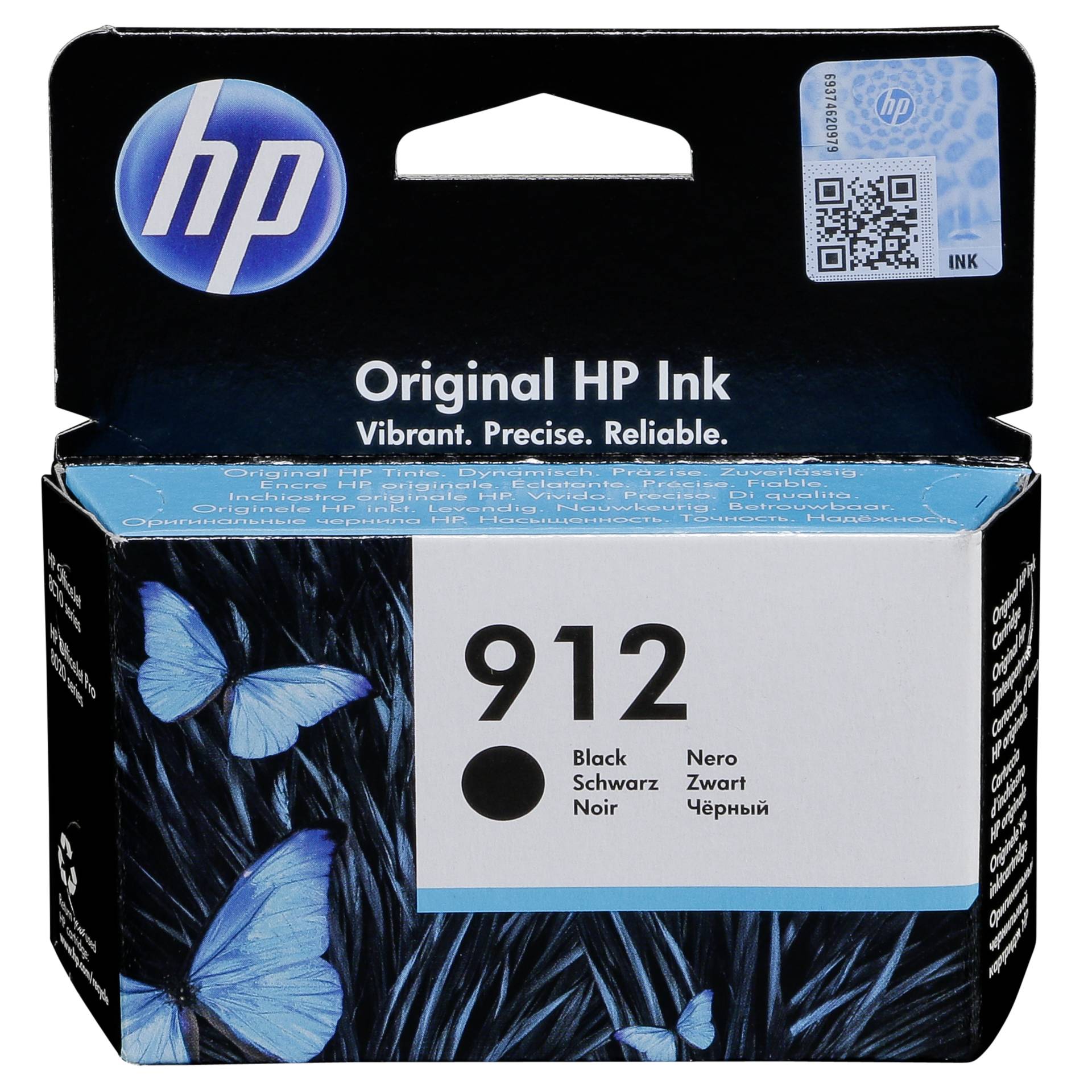 HP 3YL80AE cartuccia di inchiostro nero No. 912
