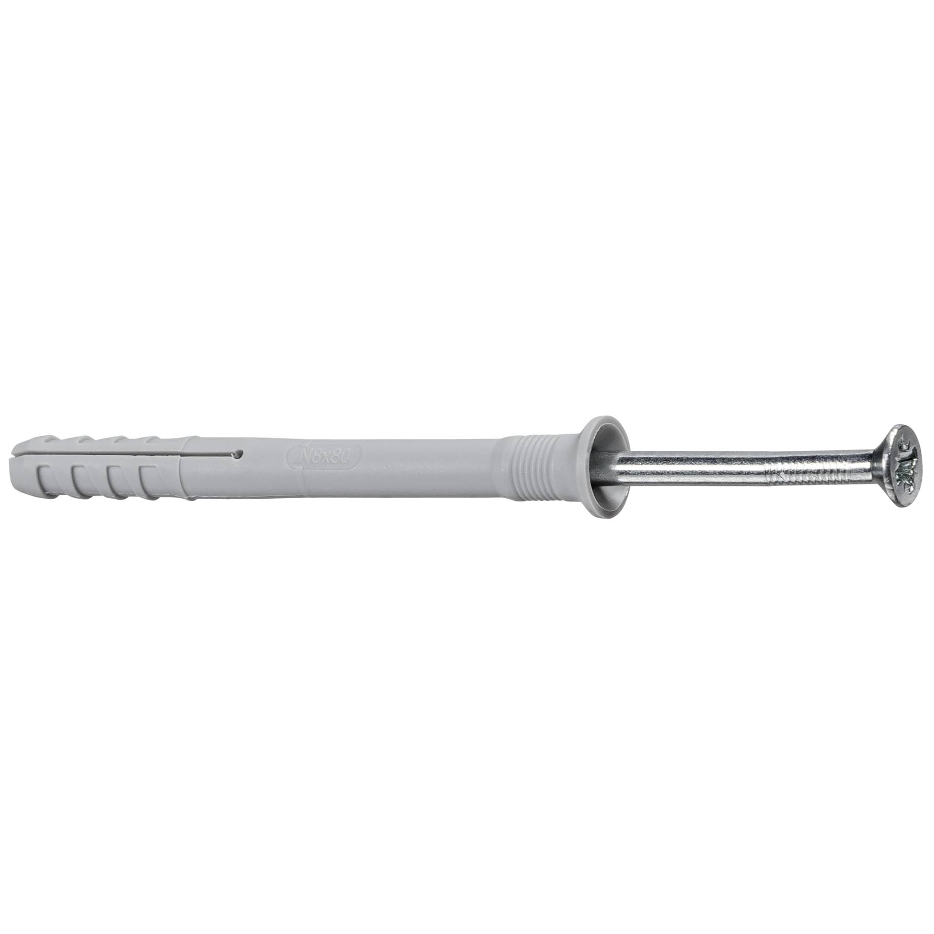 Fischer tasselli vite chiodo N 8x80/40 S 100 pz.