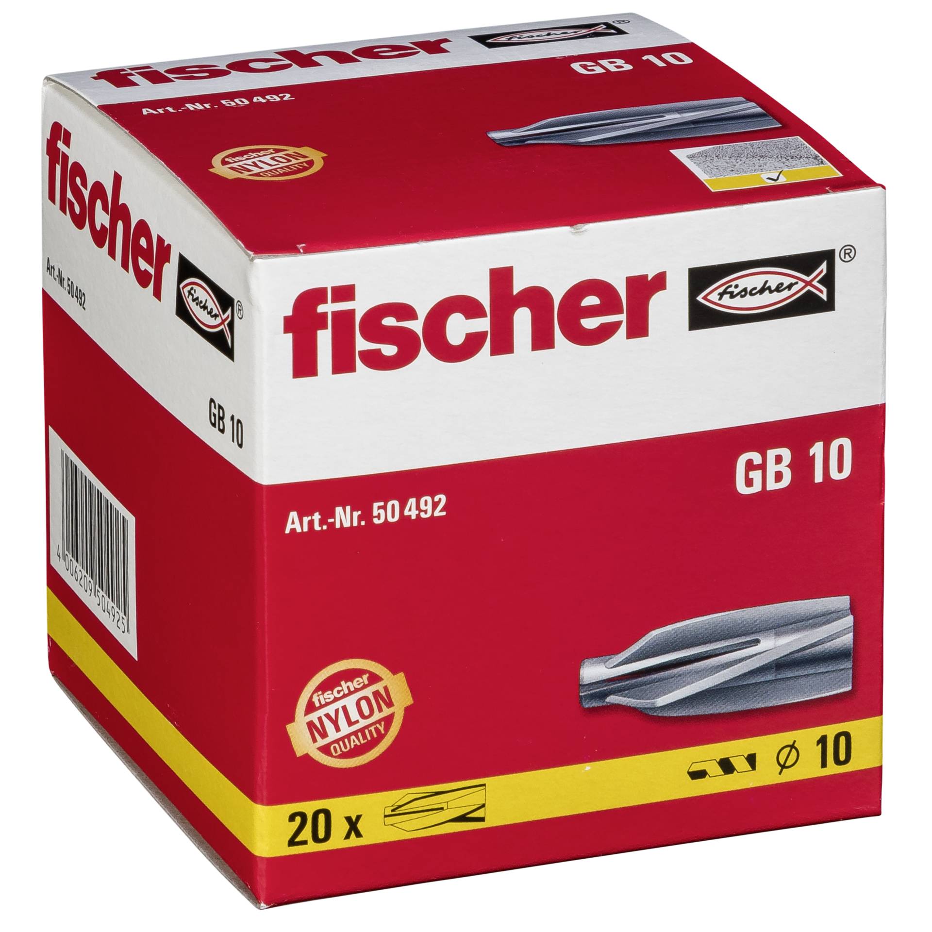 Fischer Aircrete Anchor GB 10 20 pcs