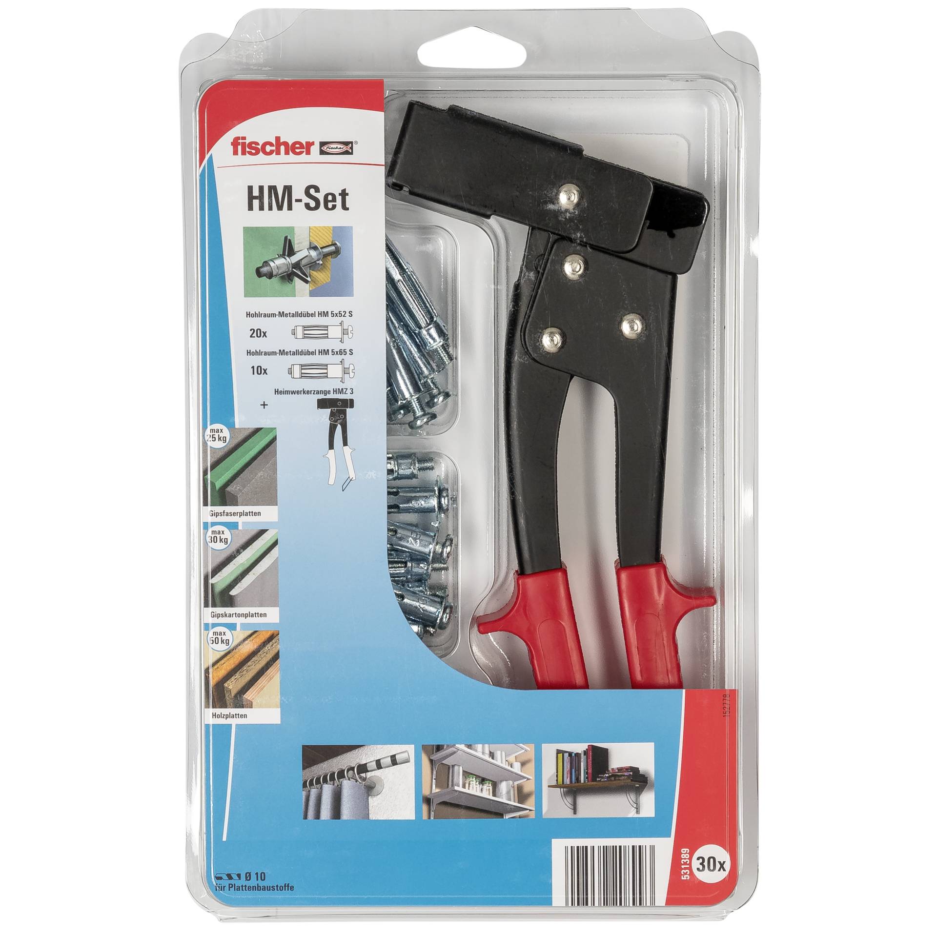 Fischer Installation Kit Cavity fixing