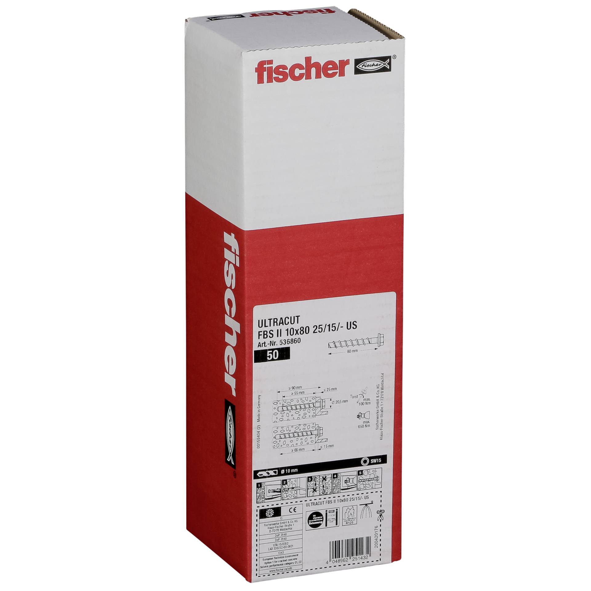 Fischer ULTRACUT FBS II 10x80 25/15/- US