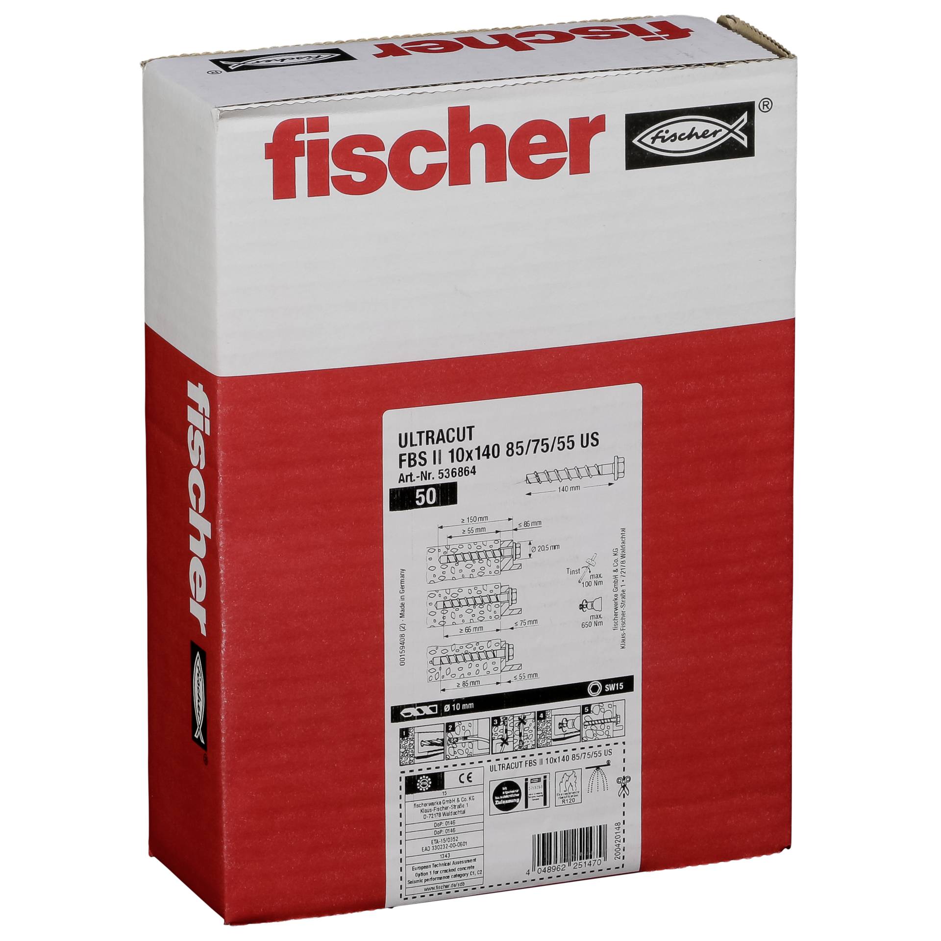 Fischer ULTRACUT FBS II 10x140 85/75/55 US