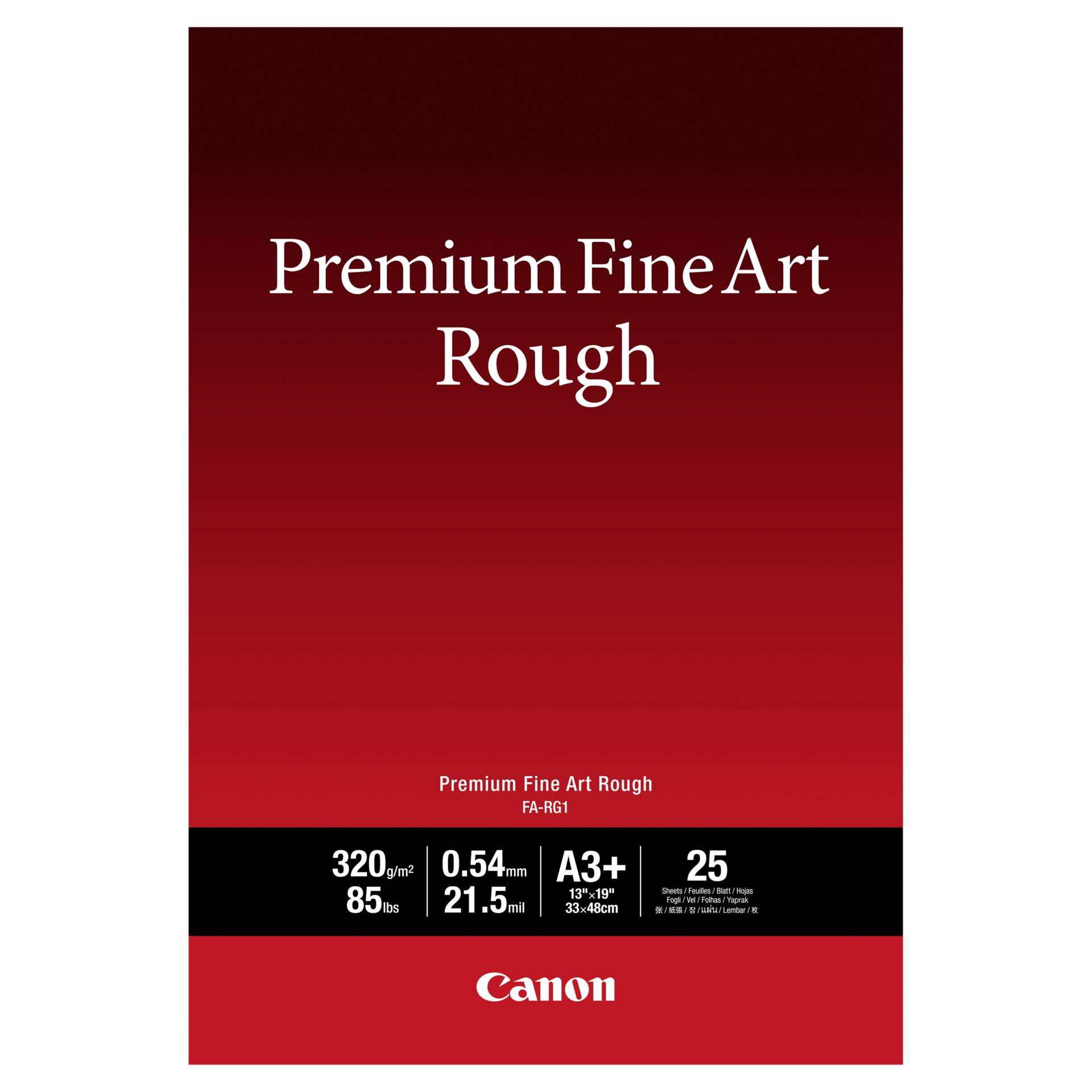 Canon FA-RG 1 Premium Fine Art Rough A 3+, 25 Sheet, 320 g