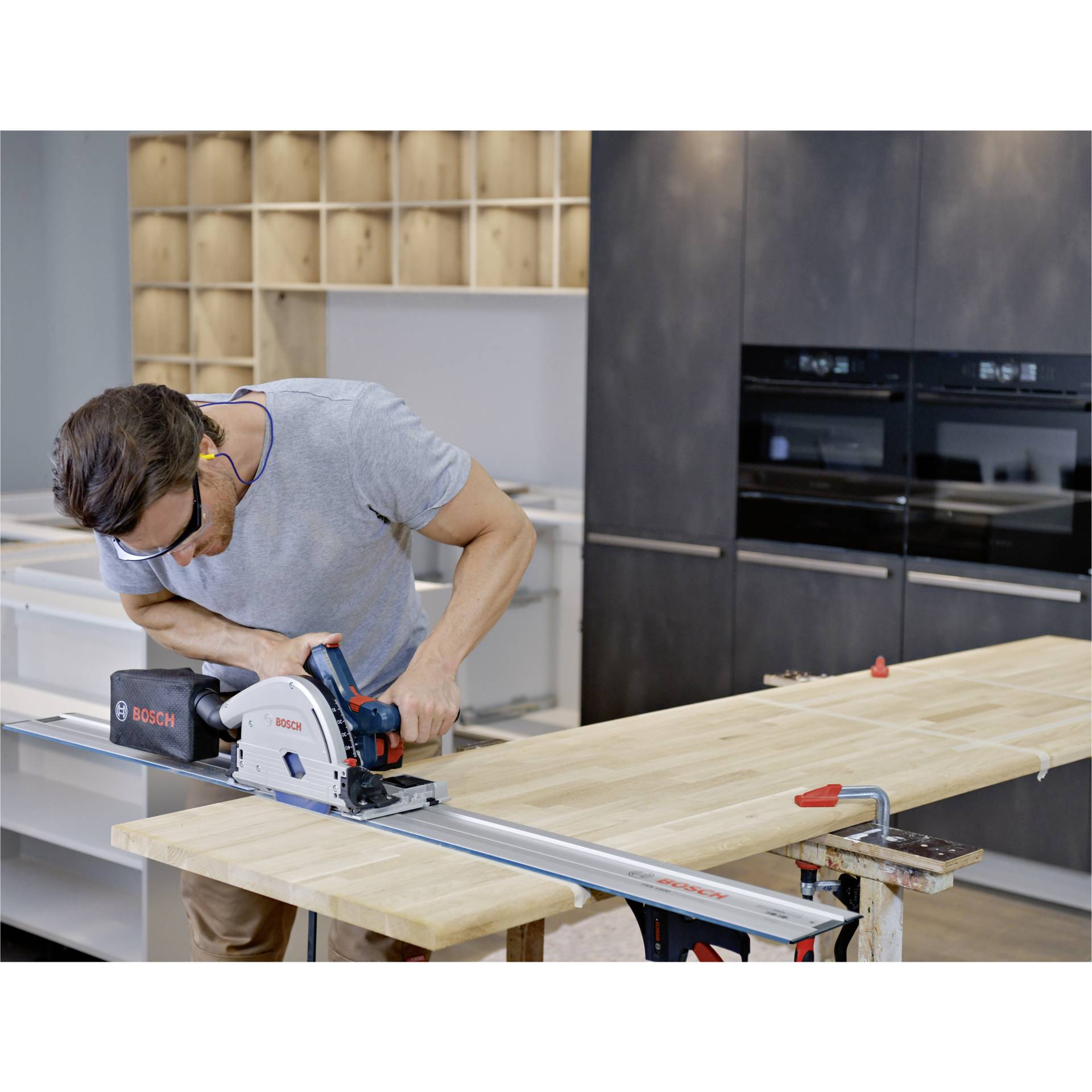Bosch GKT 18V-52 GC CLC Cordless Plunge Saw