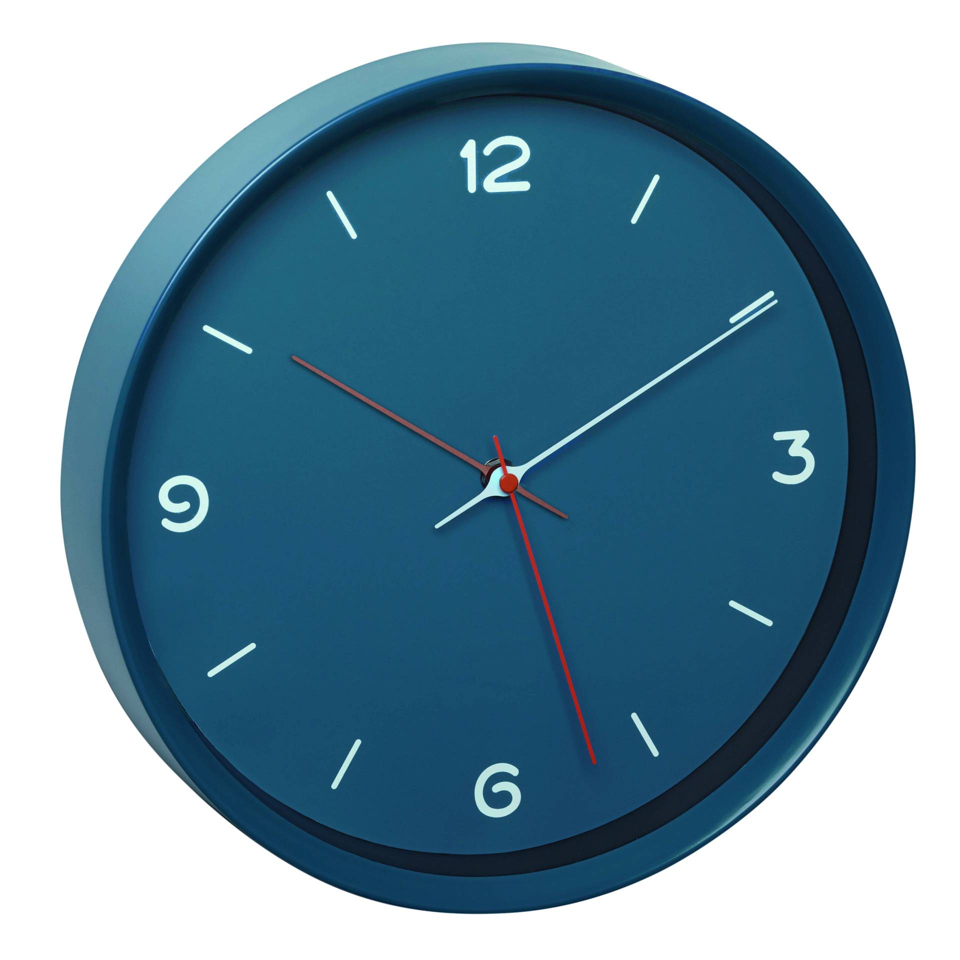 TFA 60.3056.06 blu petrolio orologio da parete analogico