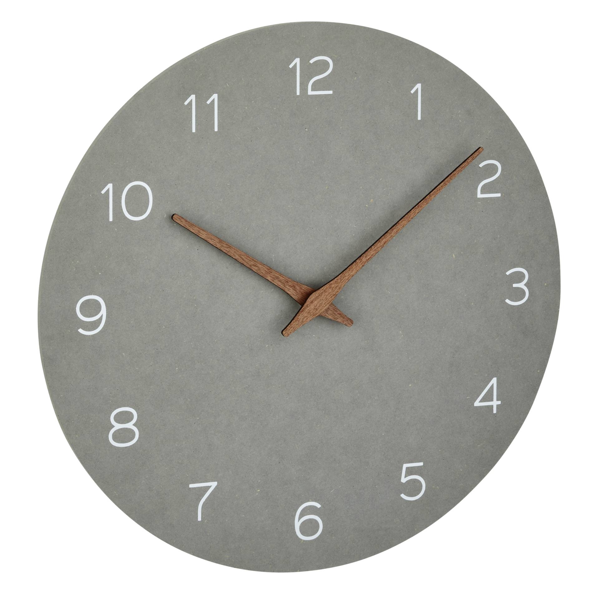 TFA 60.3054.10     orologio da parete analogico grigio cemen