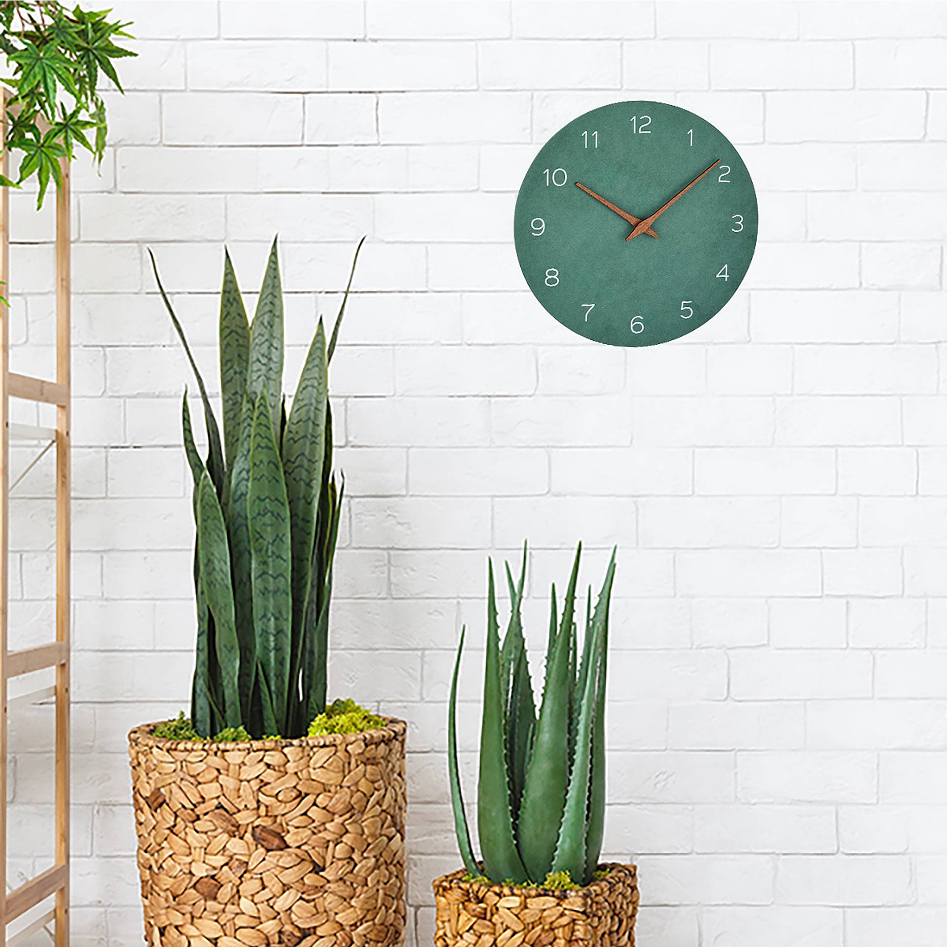 TFA 60.3054.04 Analogue Wall Clock jade green