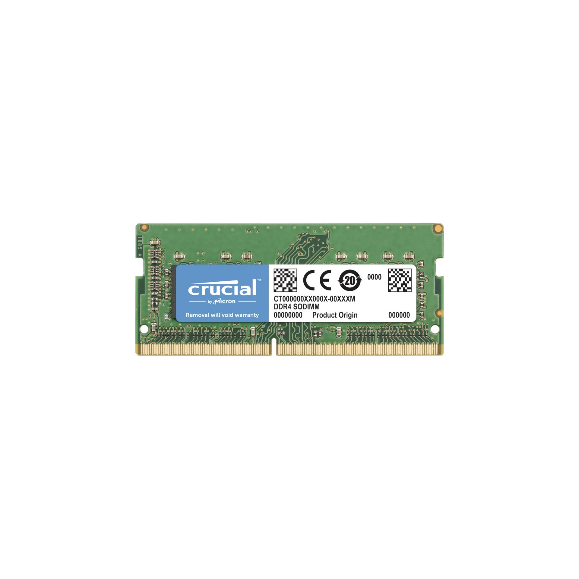 Crucial 32GB DDR4 2666 MT/s CL19 PC4-21300 SODIMM 260pin for