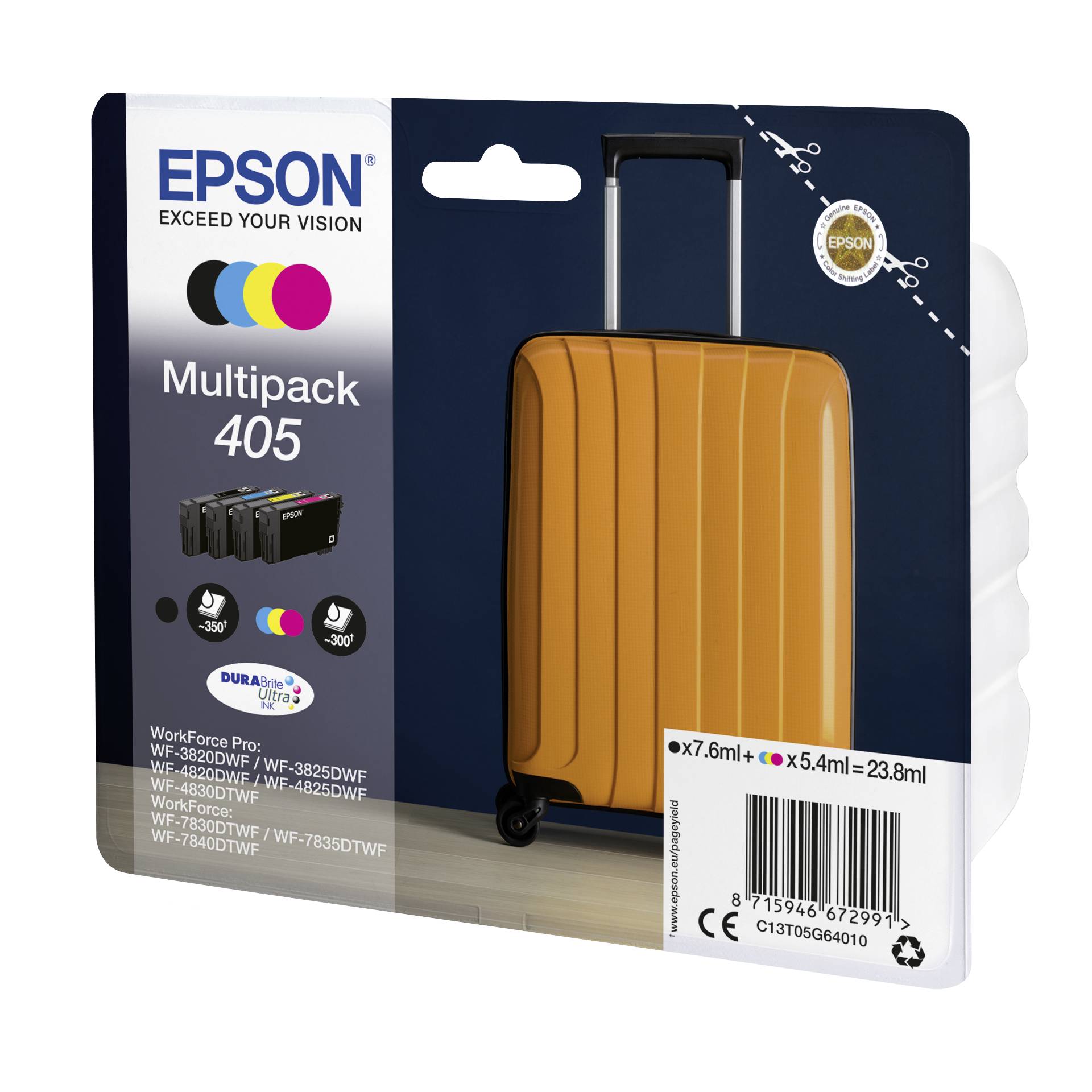 Epson DURABrite Ultra Multipack (4 colors) 405            T