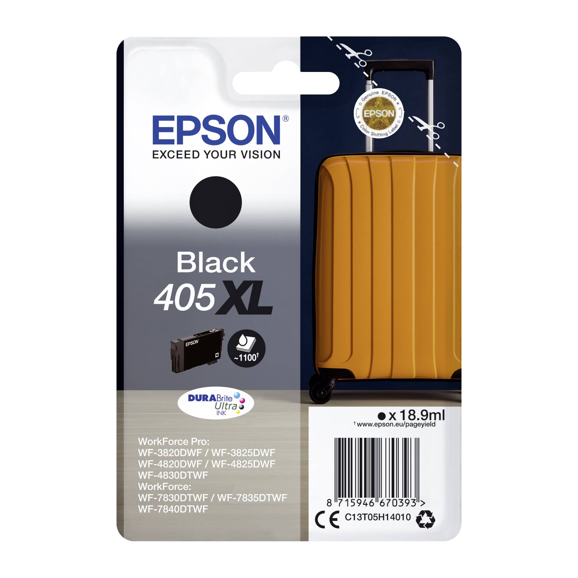 Epson cartuccia nero DURABrite Ultra Ink 405XL T 05H1