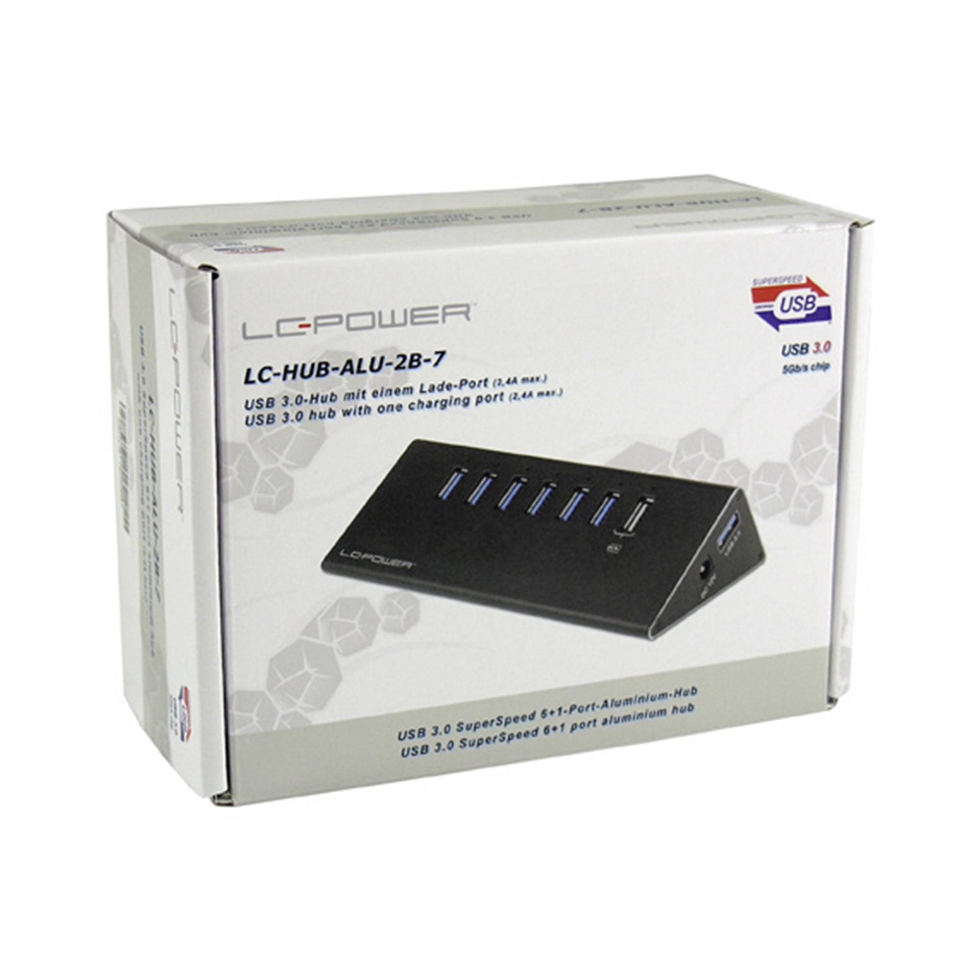LC Power LC-HUB-ALU-2B-7