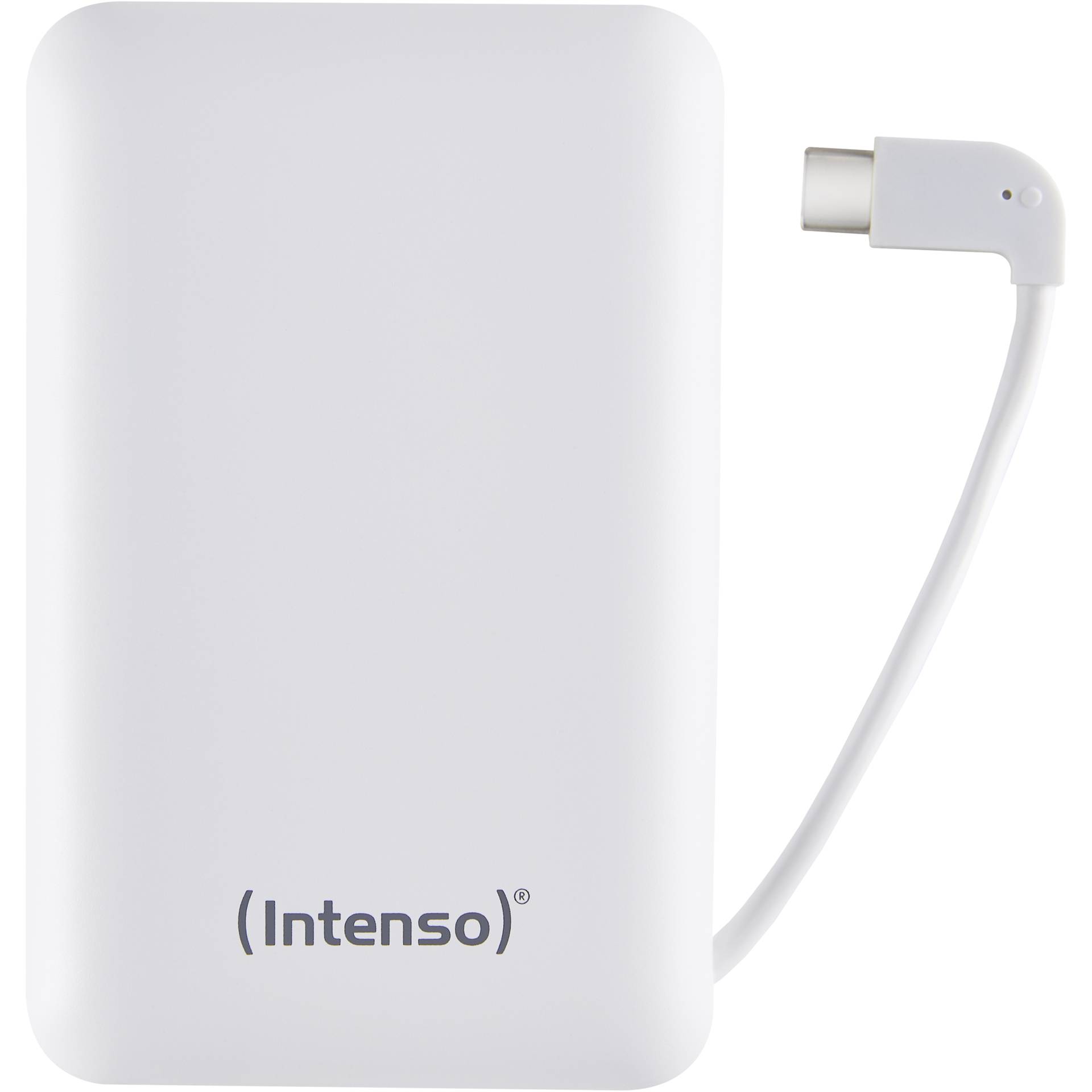 Intenso Powerbank XC10000 bianco +USB-A zu tipo C cavo 10000