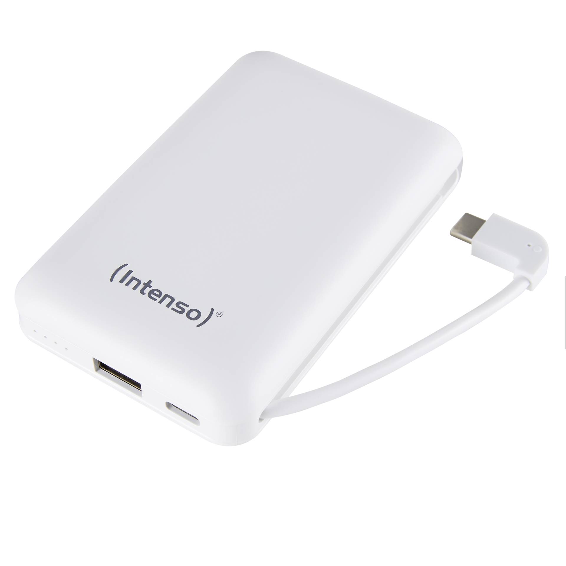 Intenso Powerbank XC10000 bianco +USB-A zu tipo C cavo 10000