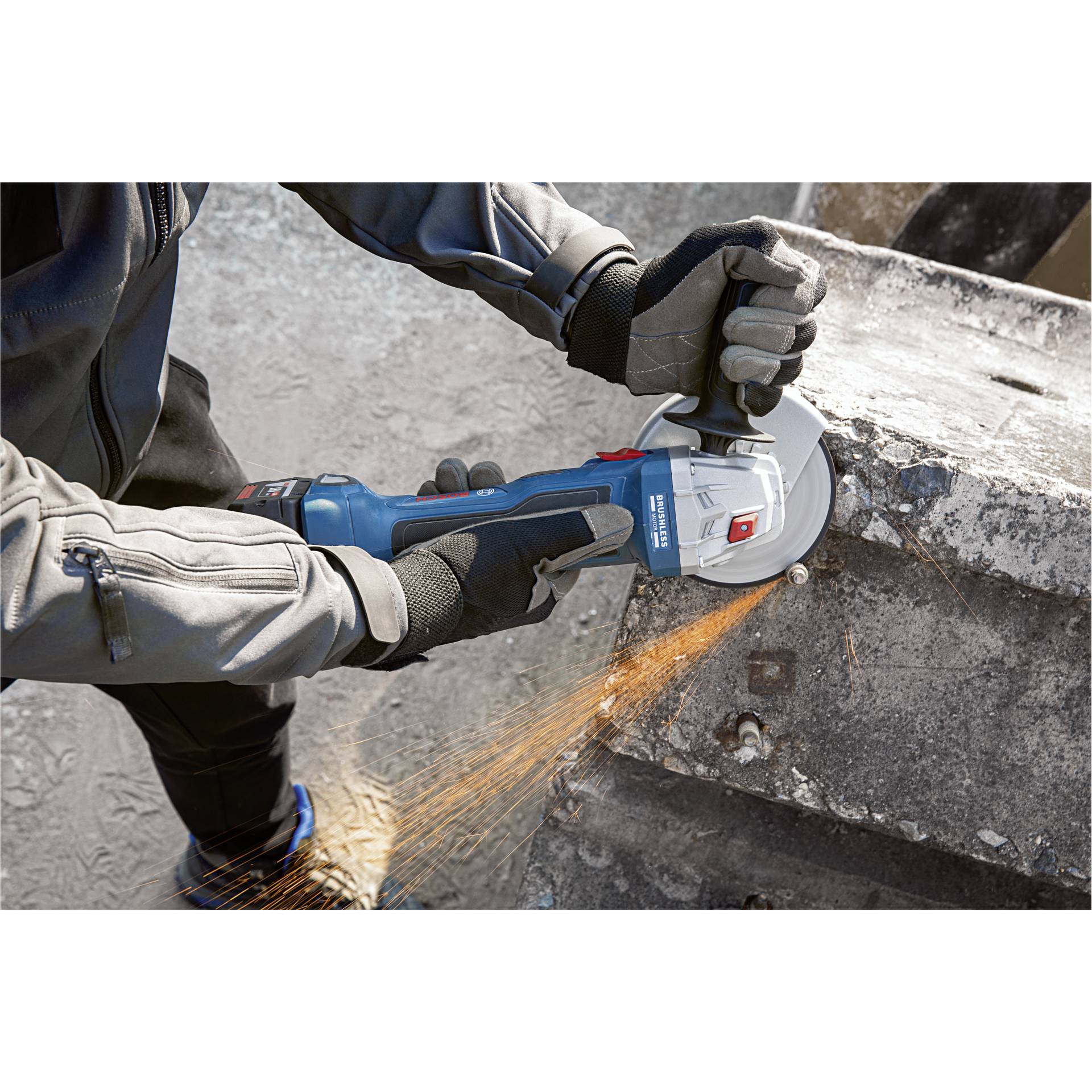 Bosch GWS 18V-7 125 mm Set Smerigliatrice angolare a batt.