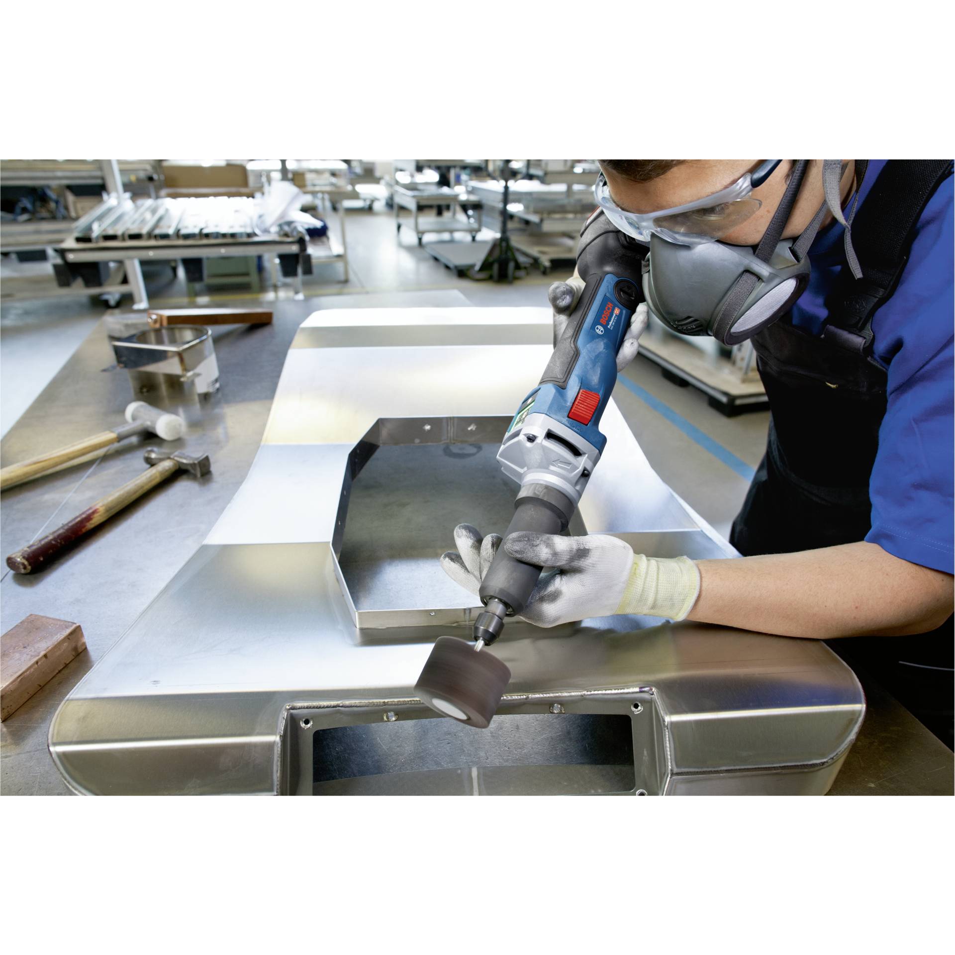 Bosch GGS 18V-10 SLC Karton Akku-Geradeschleifer