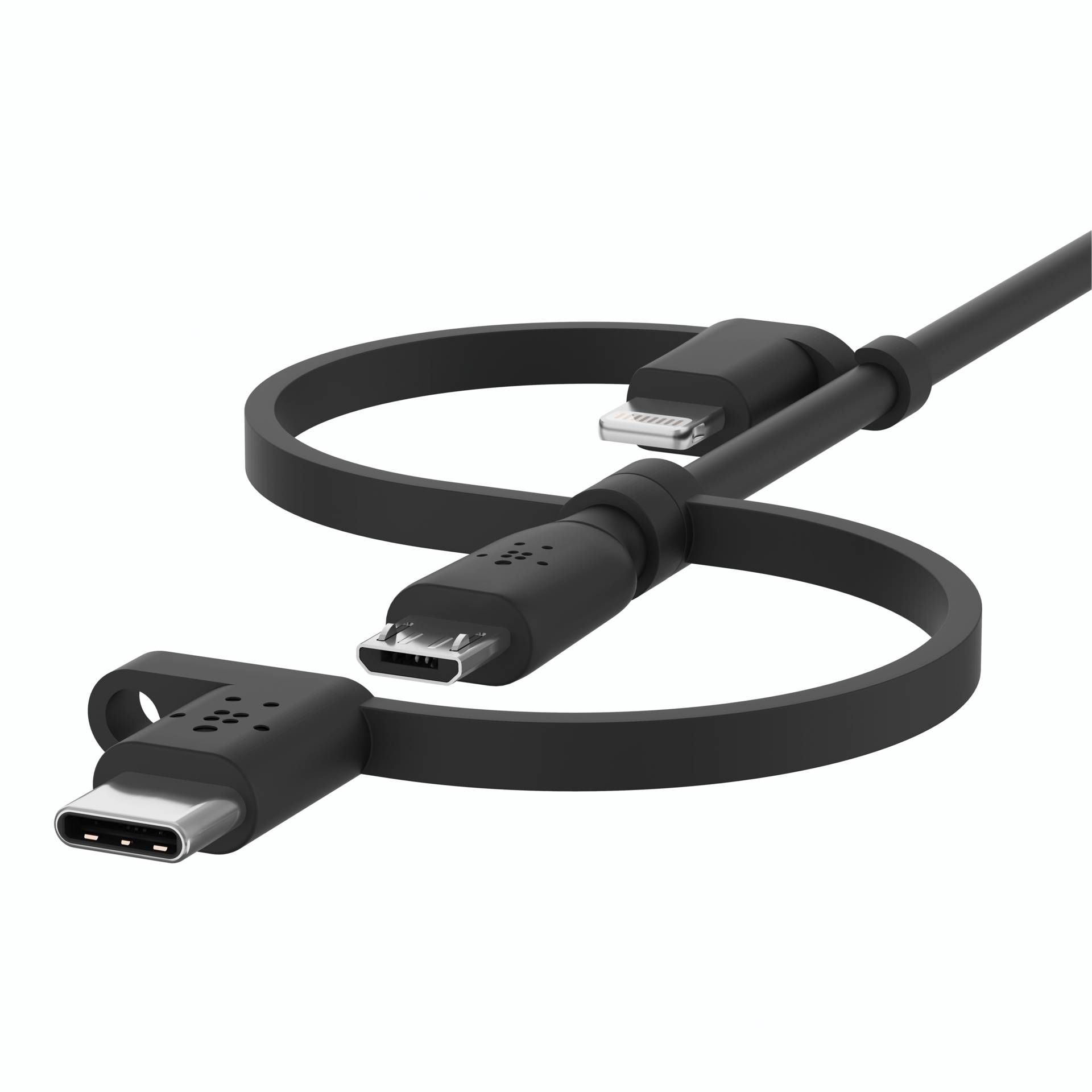 Belkin BOOST Charge Univ. Cable 1,2m Lightn./Micro/USB-C - U