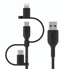 Belkin BOOST Charge Univ. Cable 1,2m Lightn./Micro/USB-C - U 2