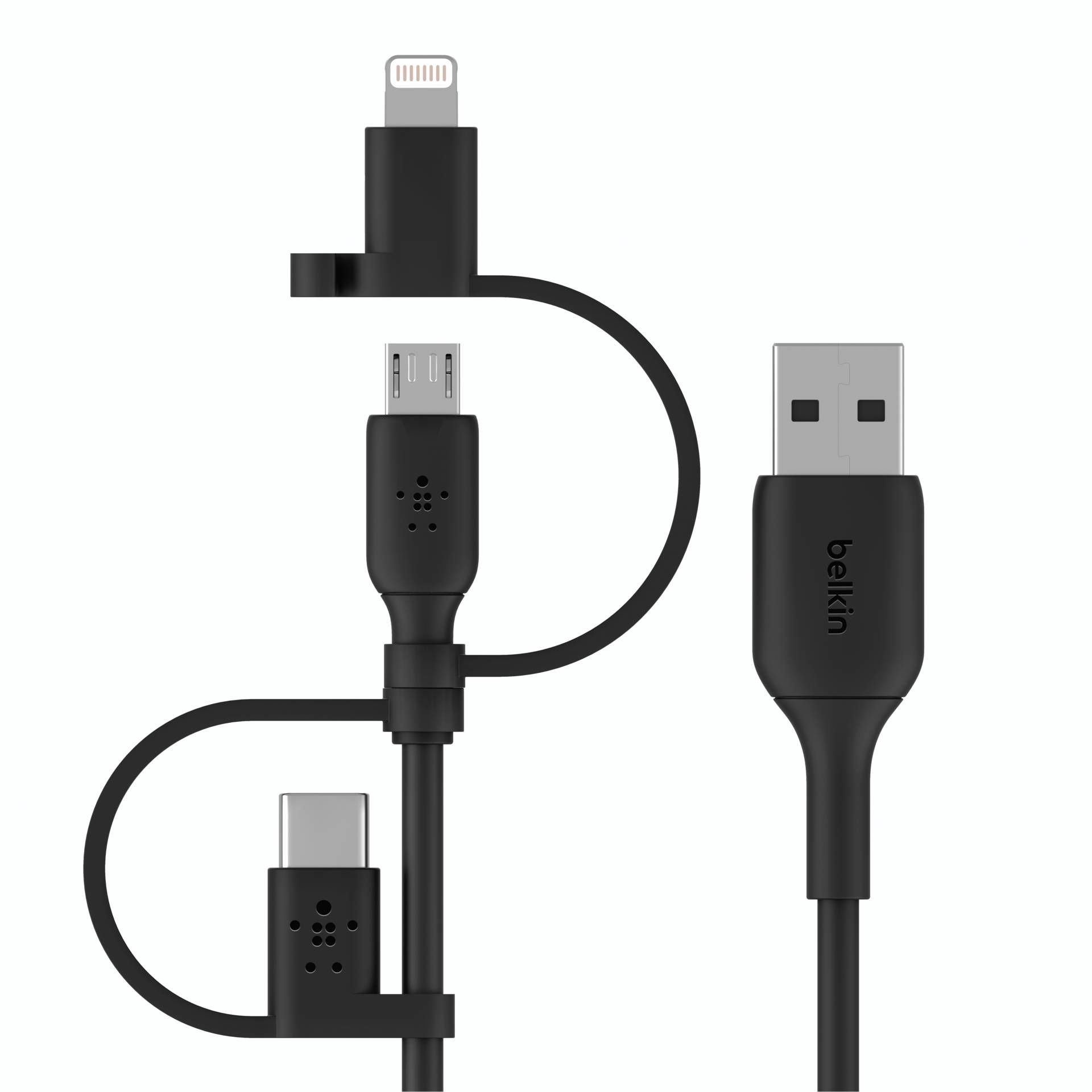 Belkin BOOST Charge Univ. Cable 1,2m Lightn./Micro/USB-C - U