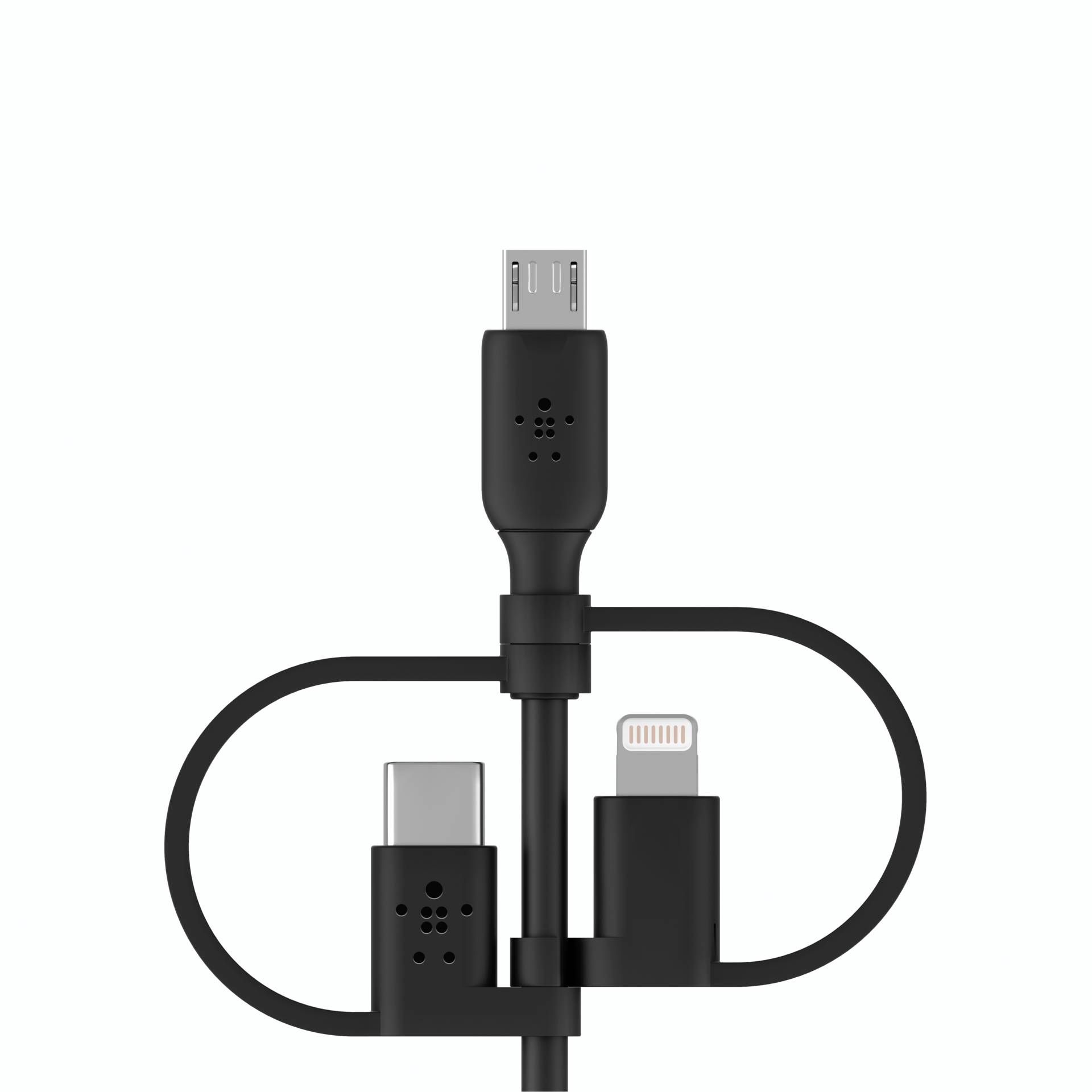 Belkin BOOST Charge Univ. Cable 1,2m Lightn./Micro/USB-C - U