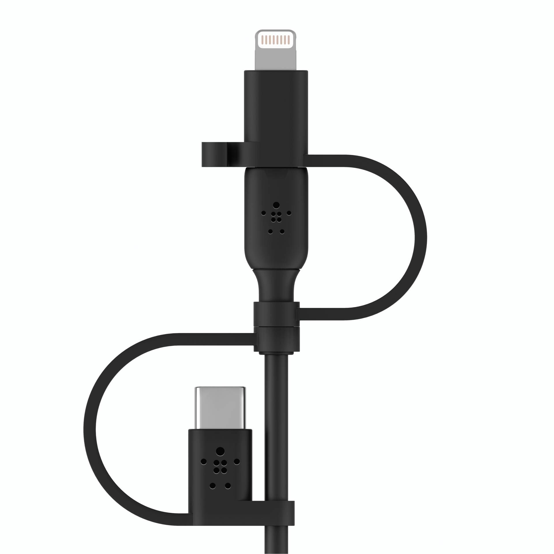 Belkin BOOST Charge Univ. Cable 1,2m Lightn./Micro/USB-C - U