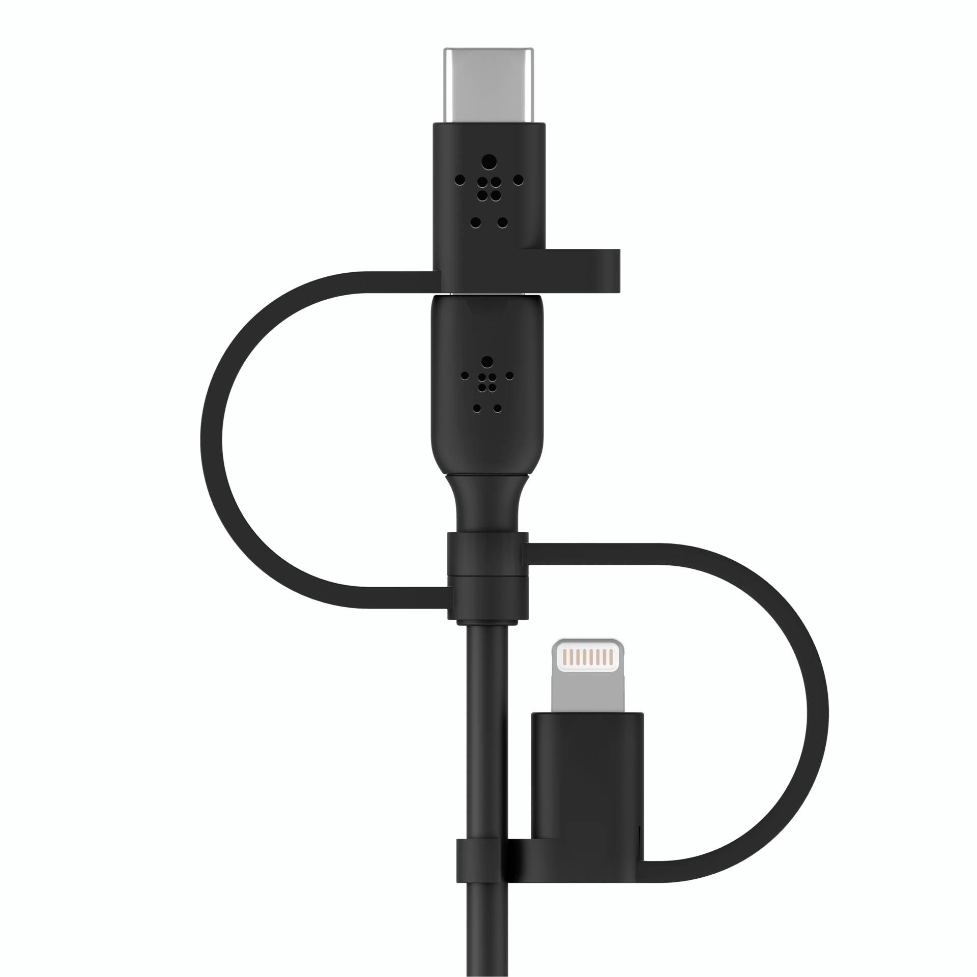 Belkin BOOST Charge Univ. Cable 1,2m Lightn./Micro/USB-C - U