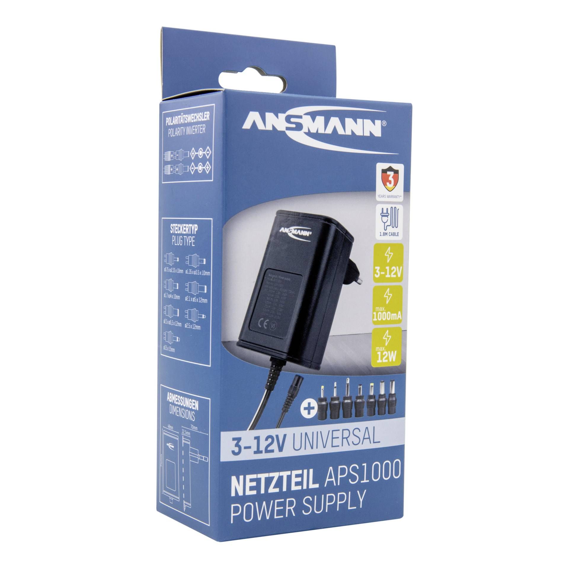 Ansmann APS 1000 NEW mass. 12 W             1201-0023