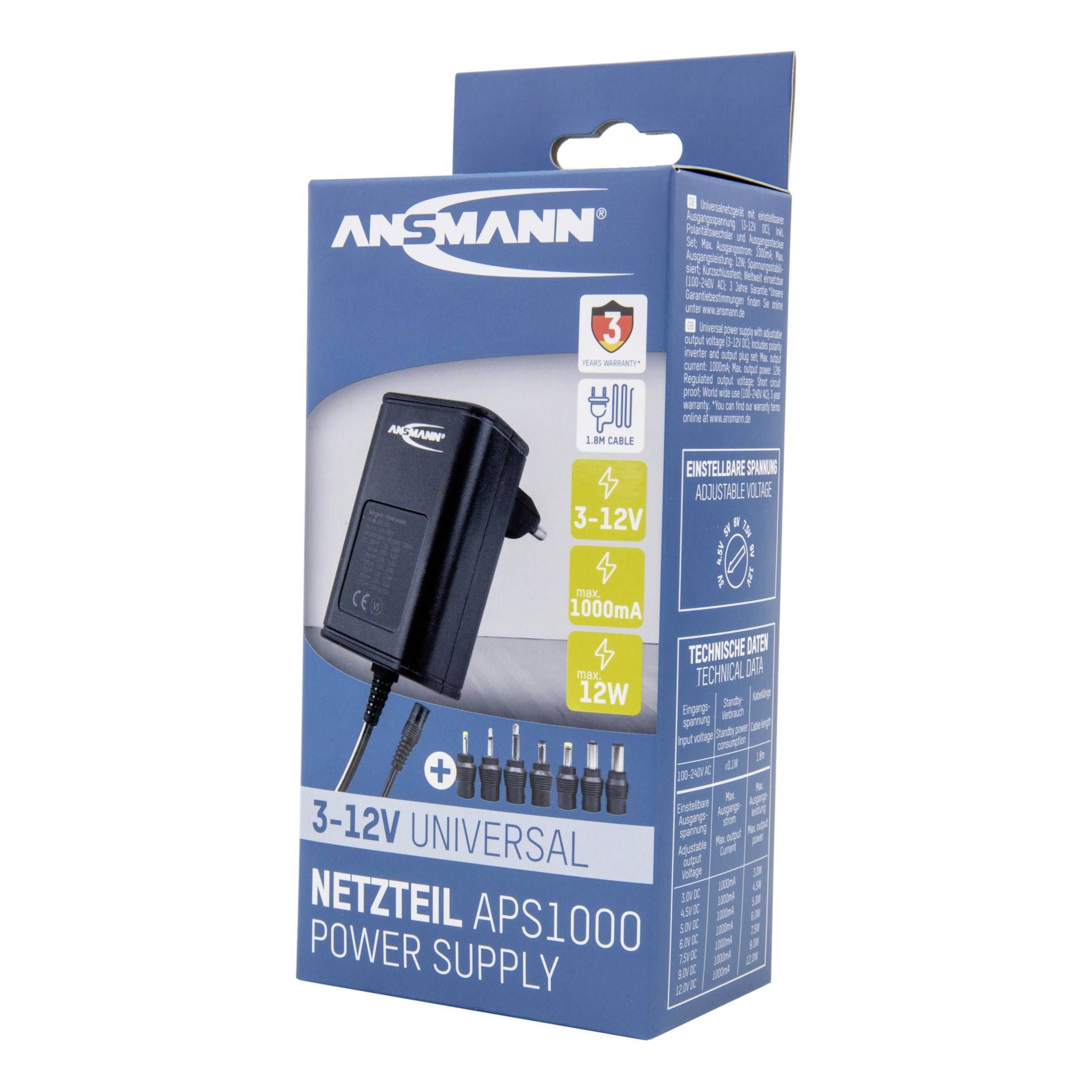 Ansmann APS 1000 NEW mass. 12 W             1201-0023