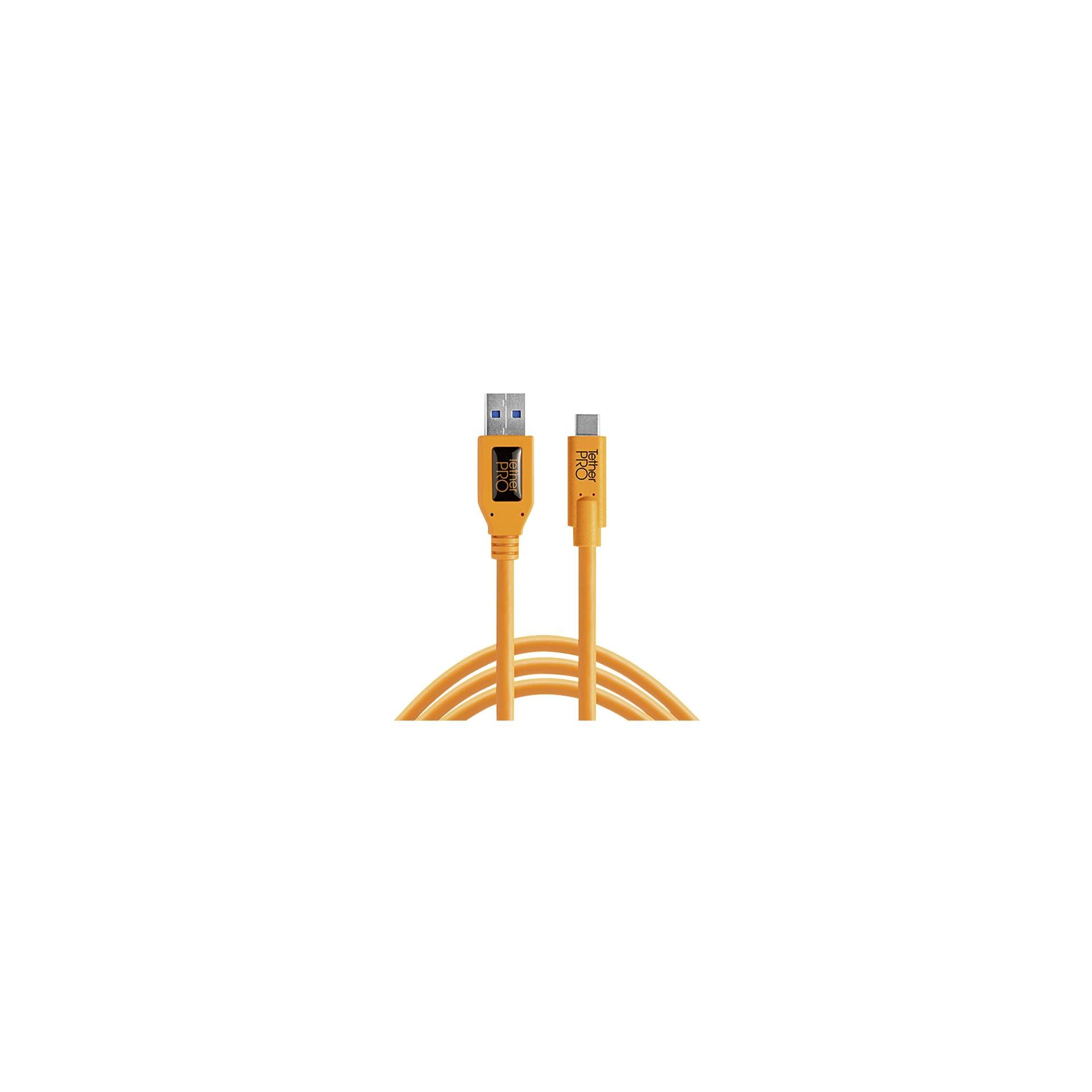 Tether Tools USB 3.0 zu USB-C 4,60m arancio
