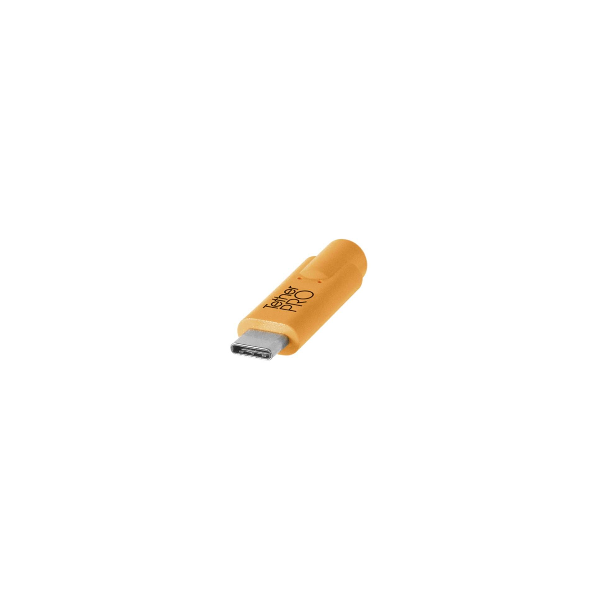 Tether Tools USB-C zu 3.0 Micro- B 4,60m arancio