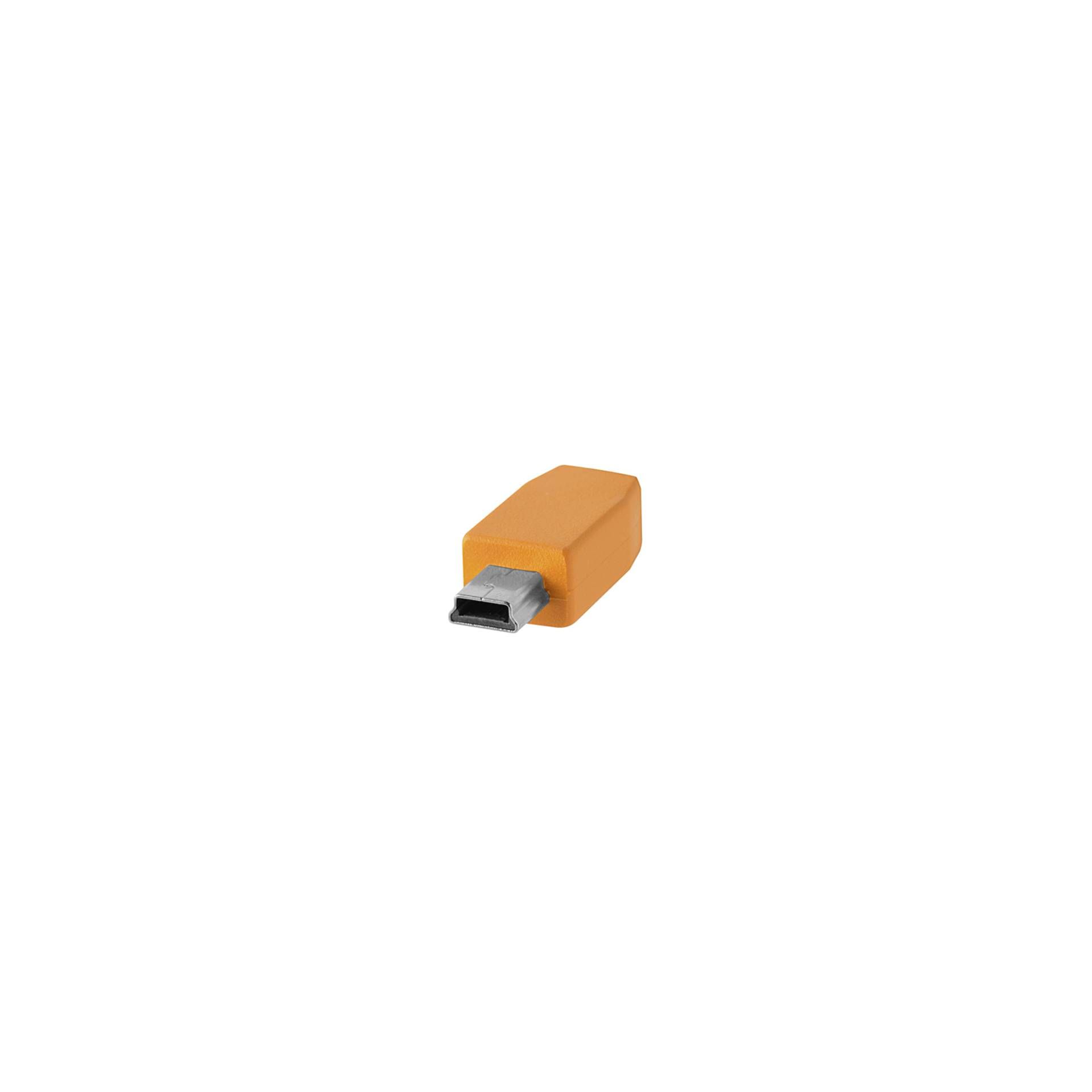 Tether Tools USB-C zu 2.0 Mini B 5-Pin 4,60m arancio